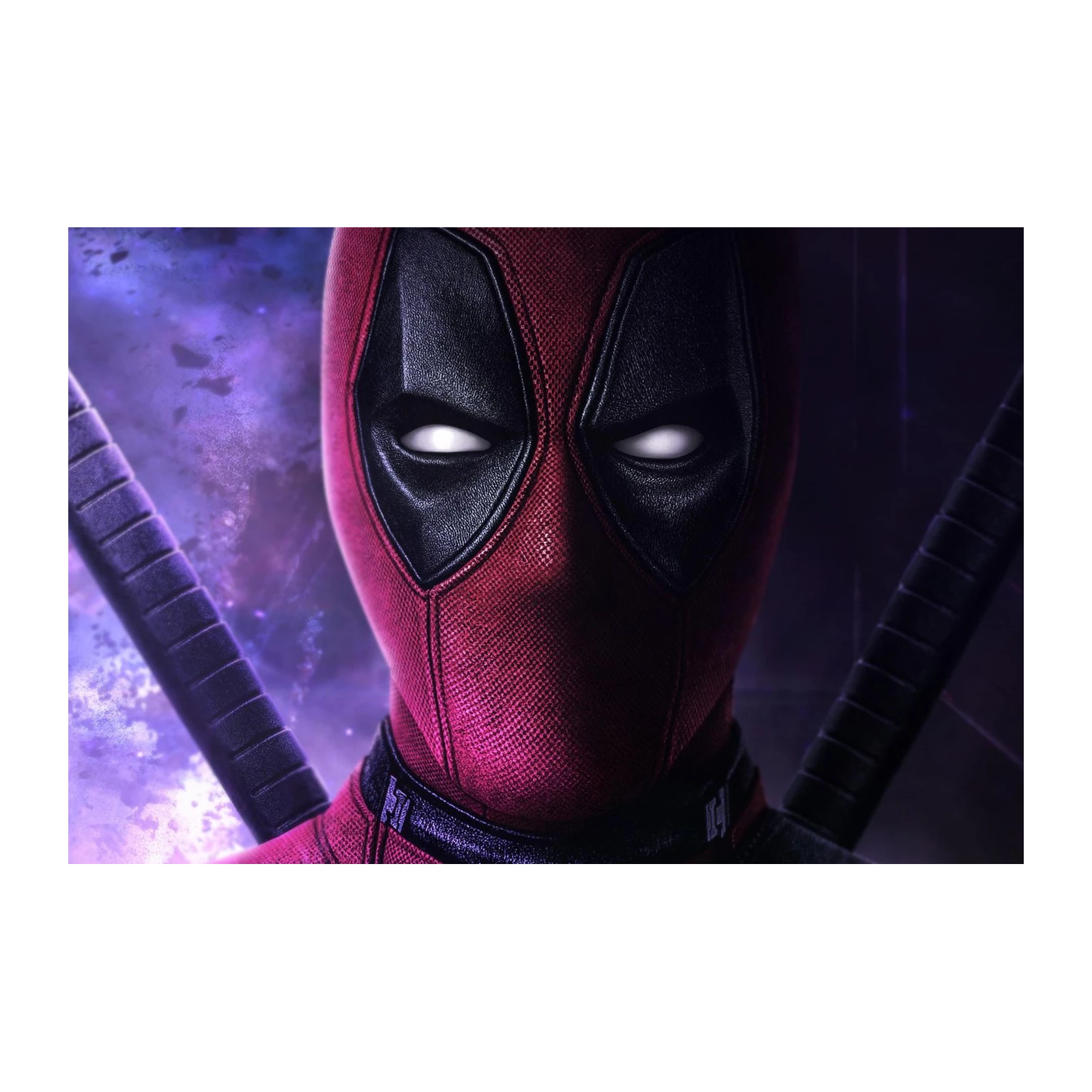 Deadpool Intense Gaze Wall Art