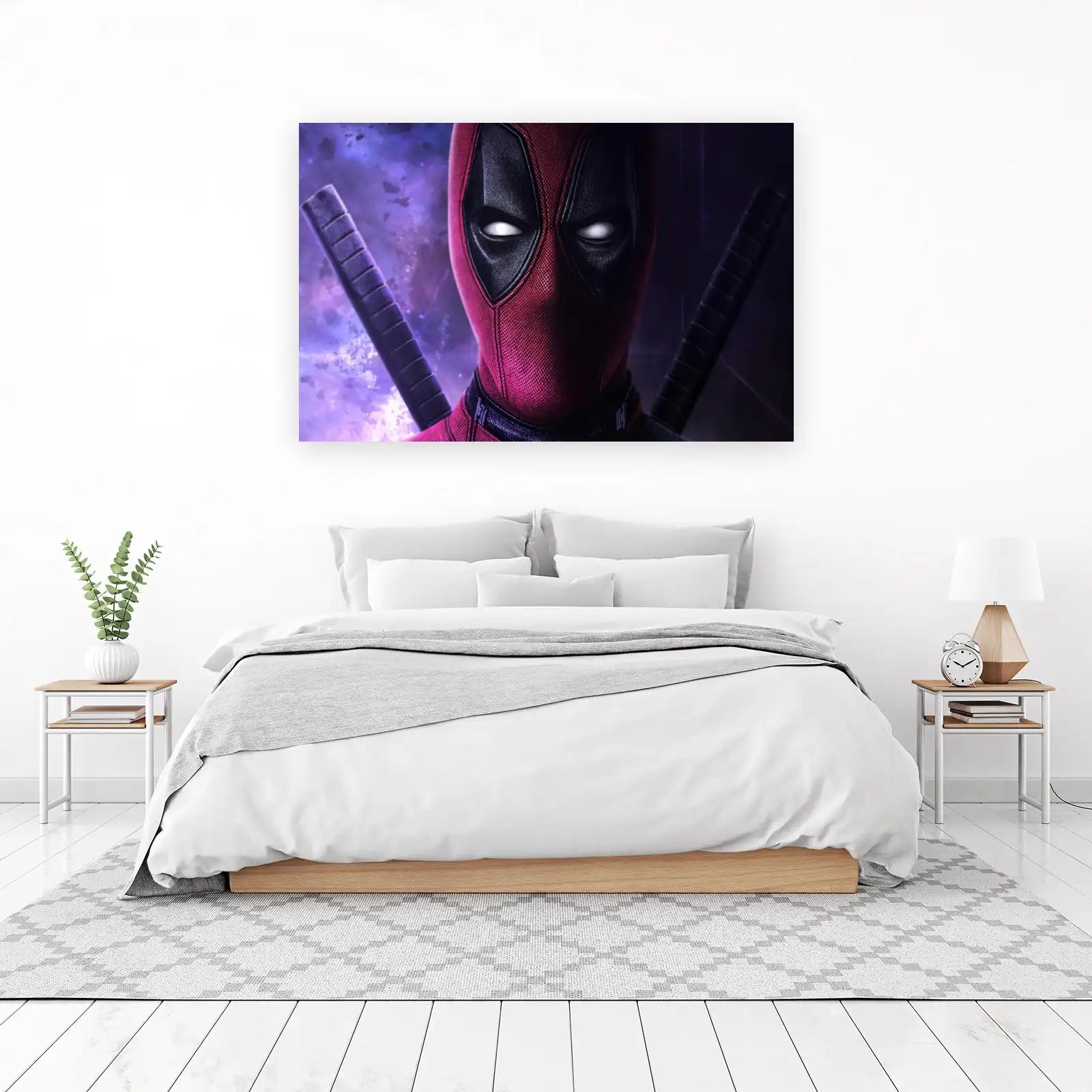 Deadpool Intense Gaze Wall Art