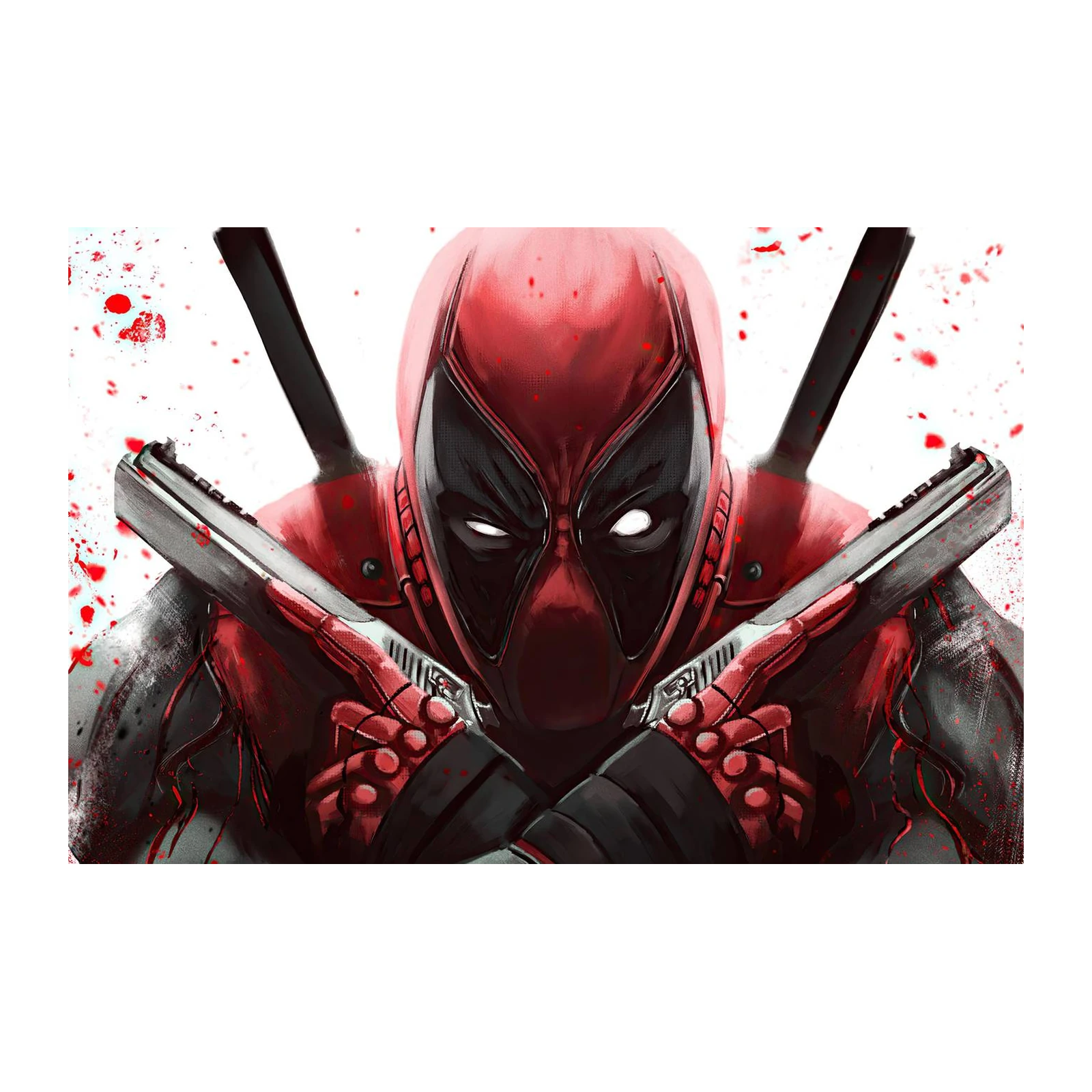 Deadpool Fierce Action Wall Art