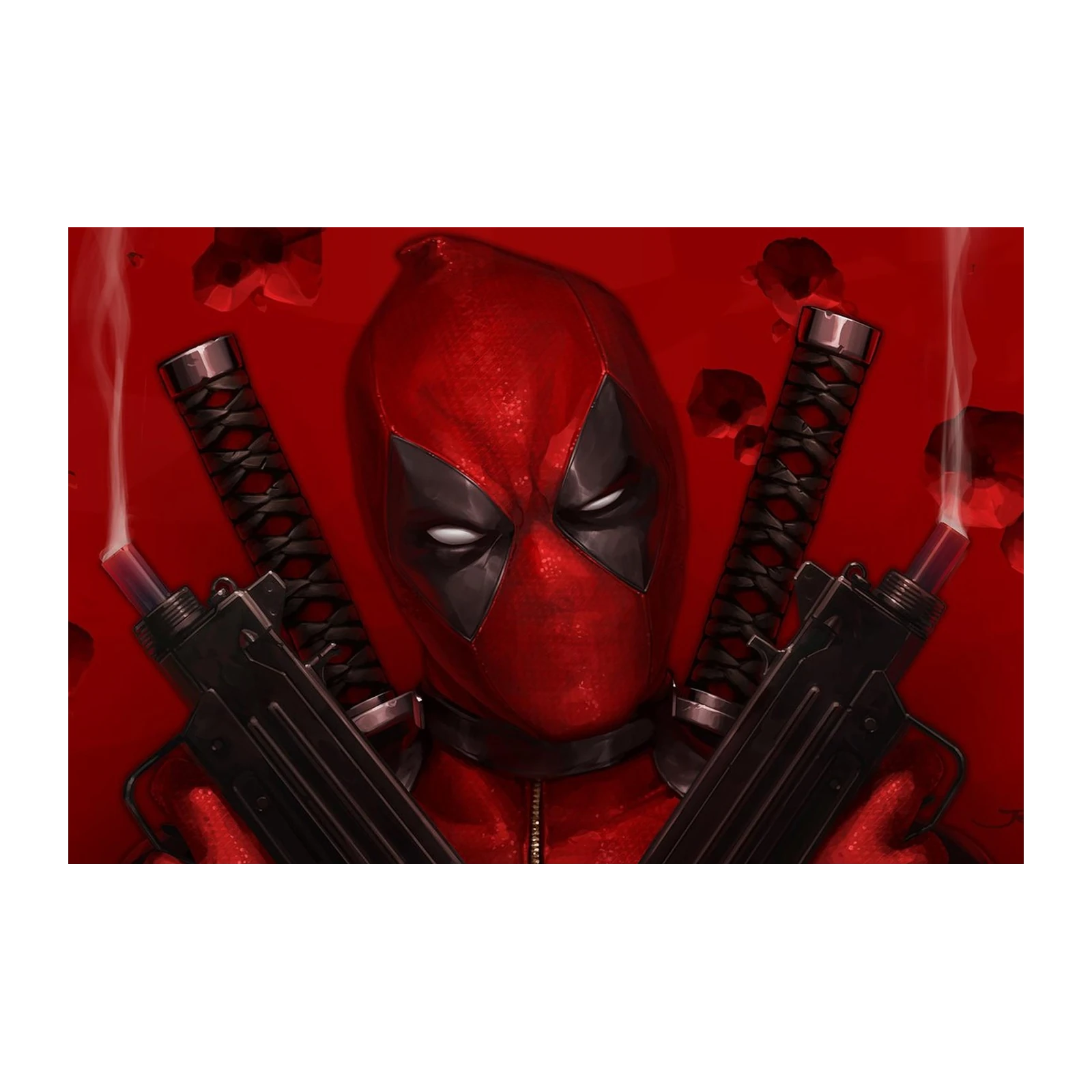 Deadpool Action Portrait Wall Art