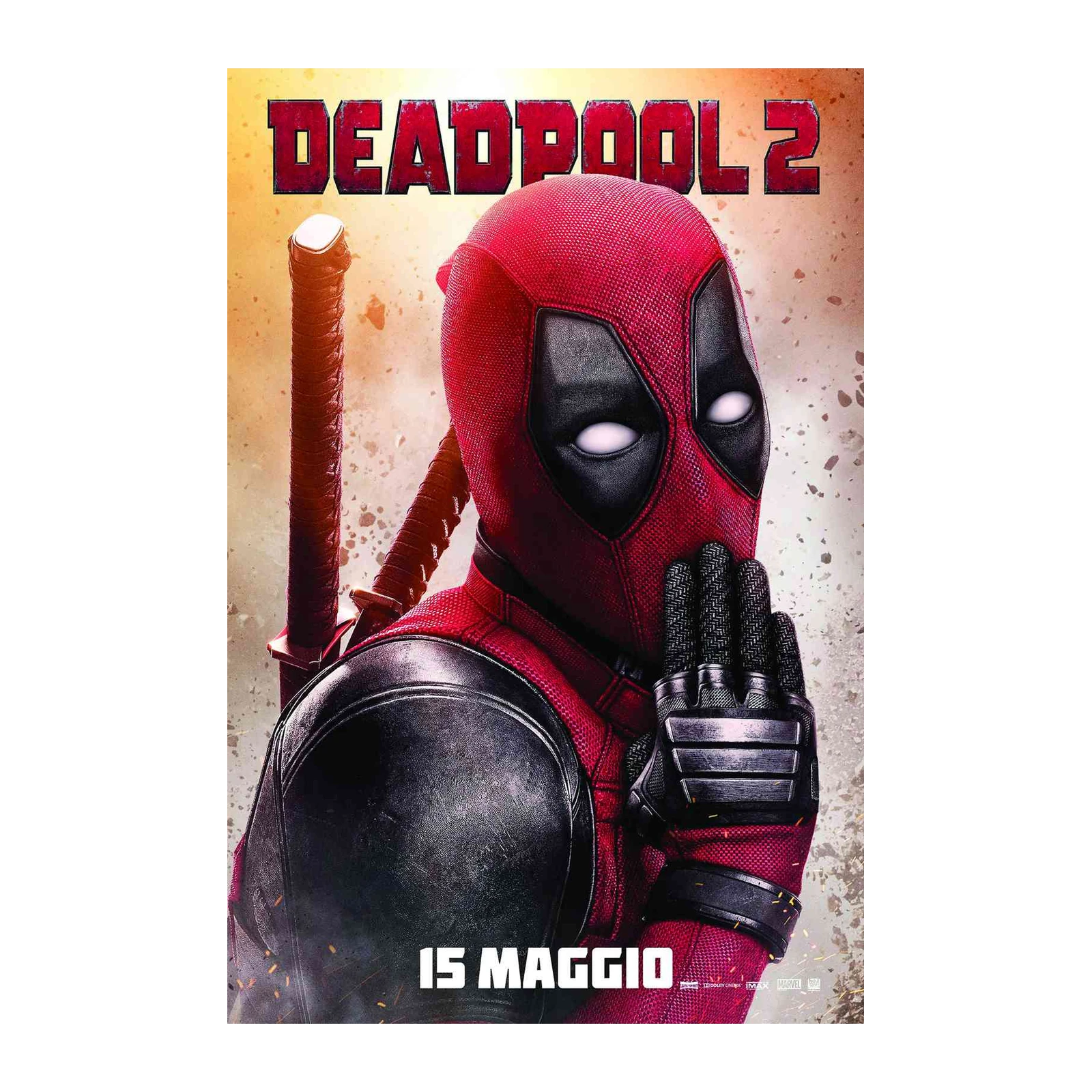 Deadpool 2 Iconic Hero Wall Art