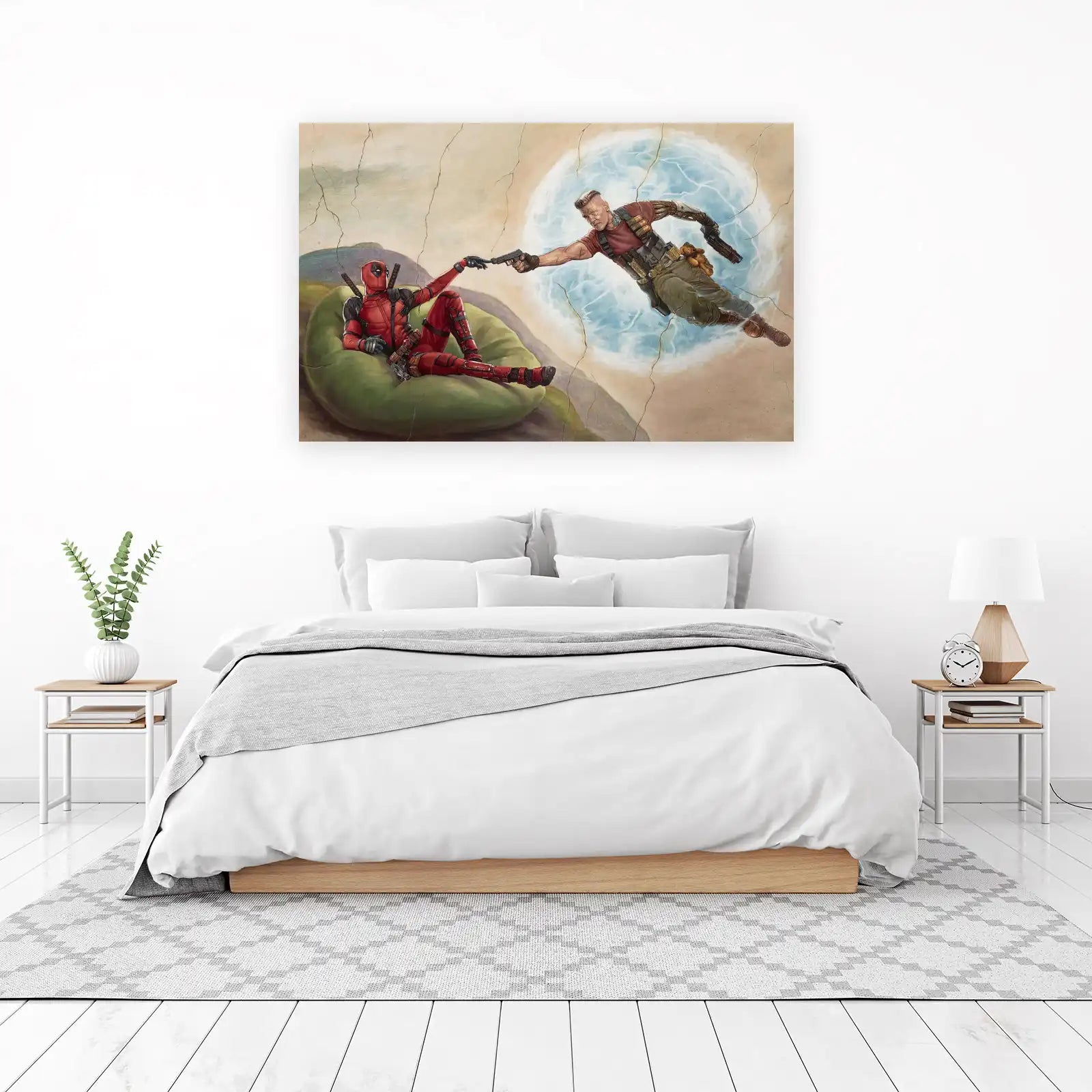 Epic Deadpool & Cable 'Creation' Wall Art