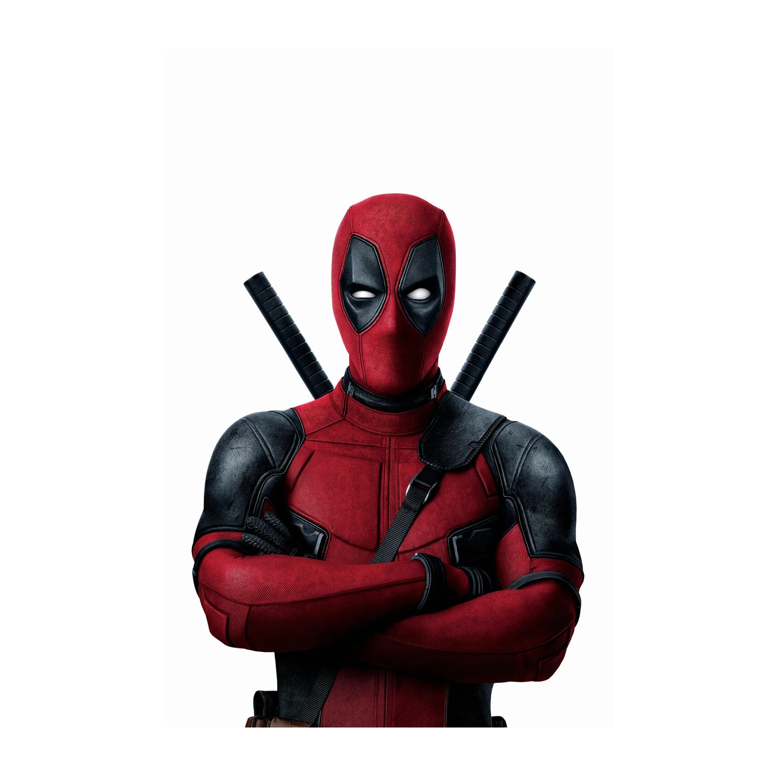 Deadpool Action Pose Red & Black Wall Art