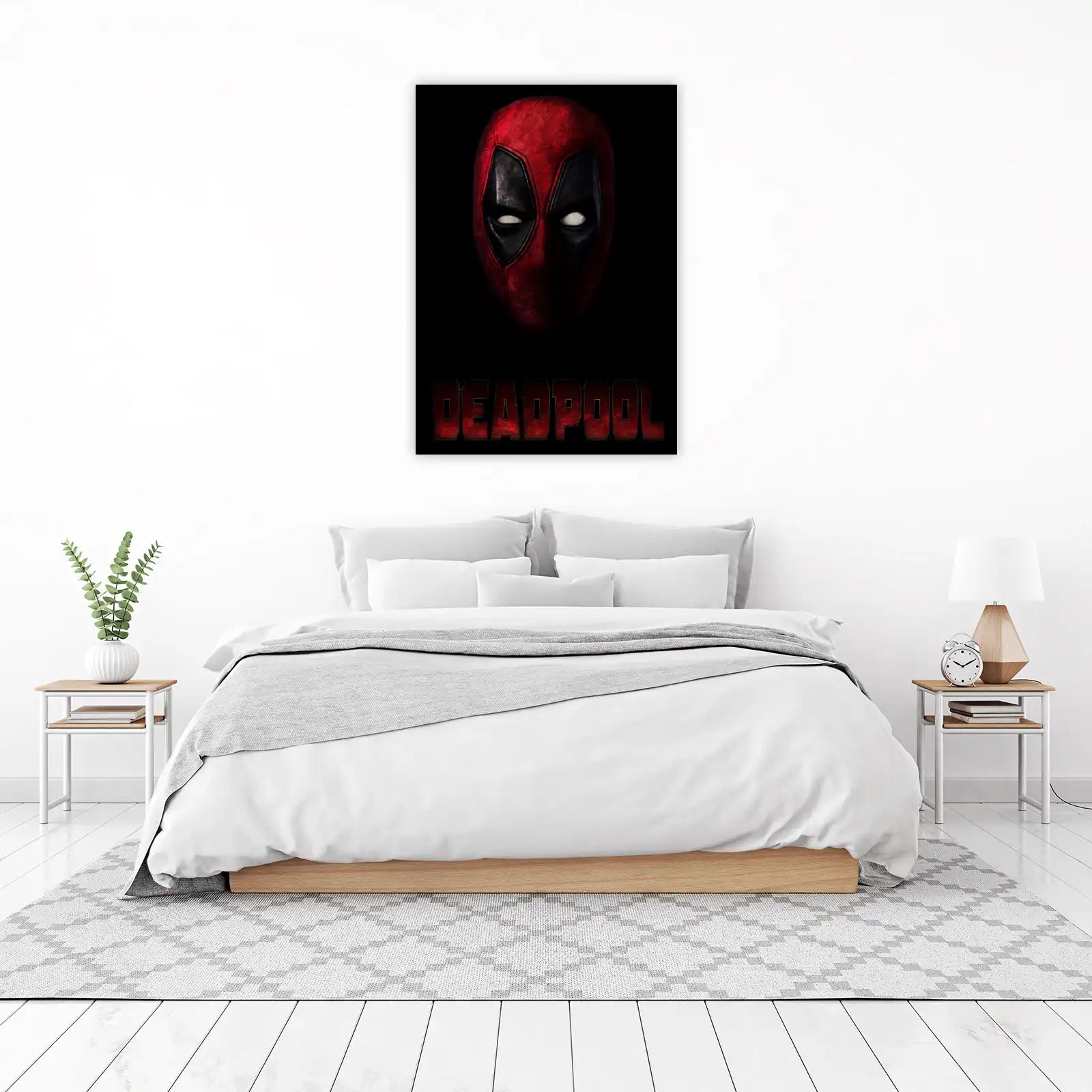 Deadpool Iconic Mask & Logo Wall Art