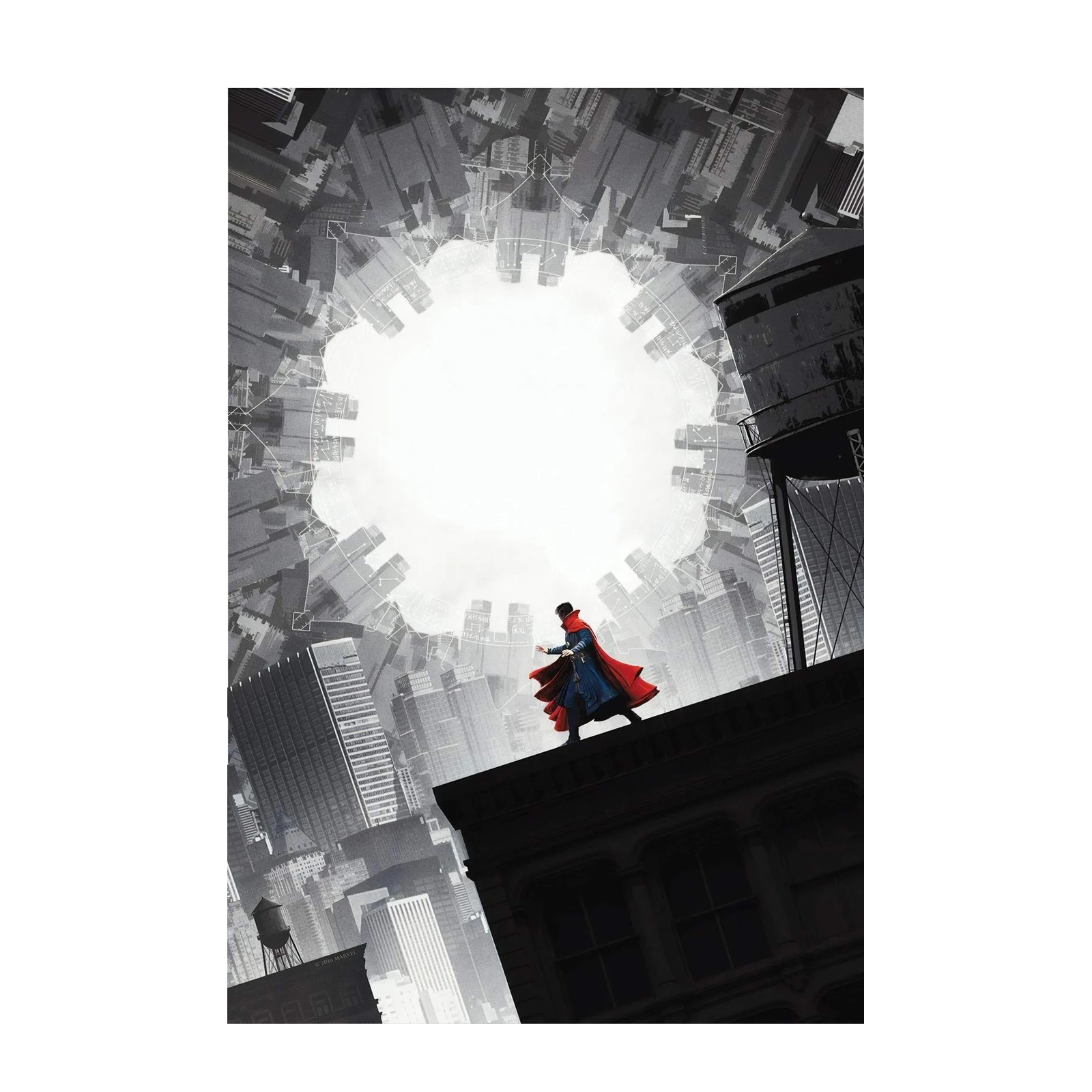 Mystic Cityscape Dr. Strange Wall Art