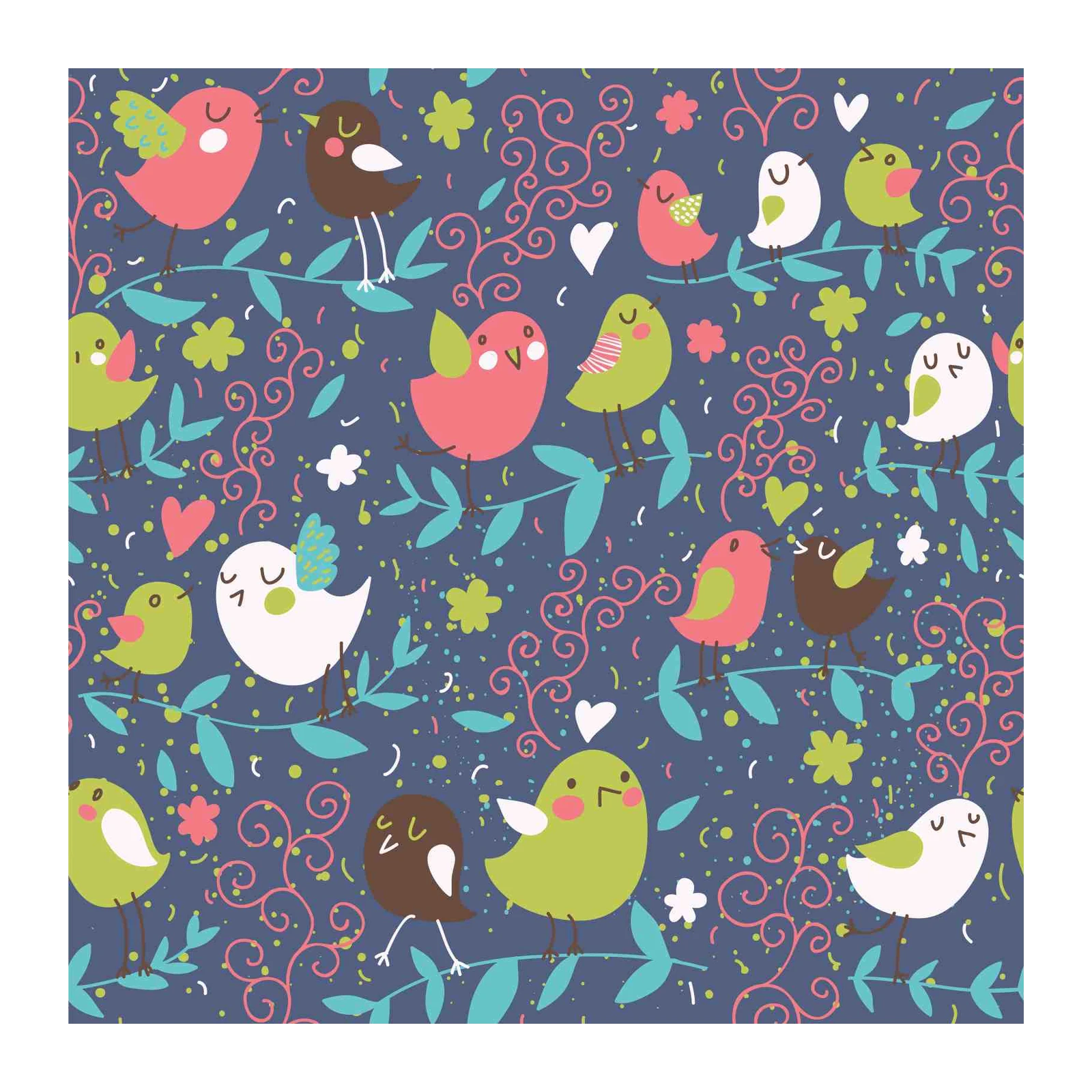 Charming Birdy Garden Wall Art