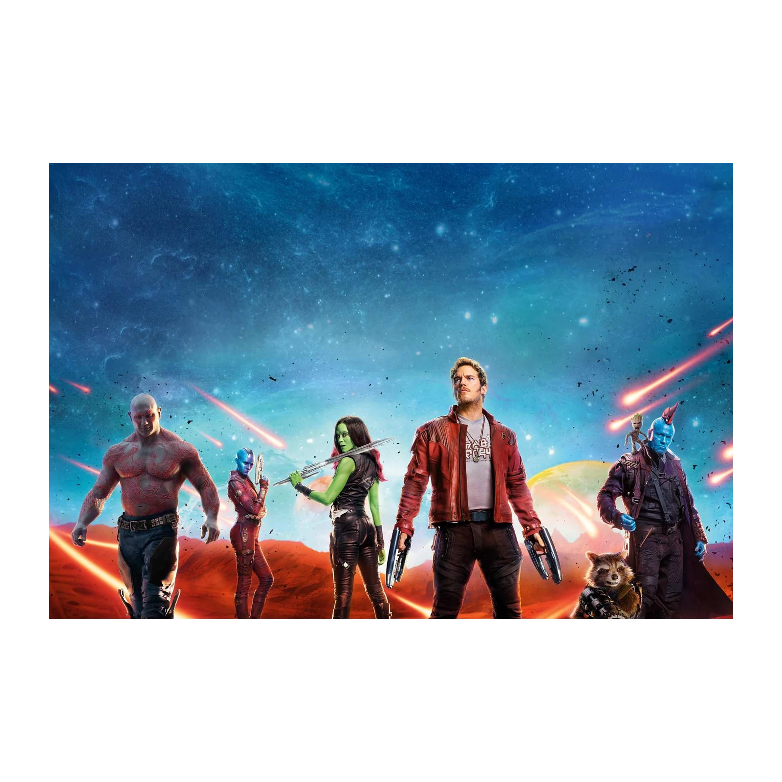 Guardians of the Galaxy Space Battle Wall Art