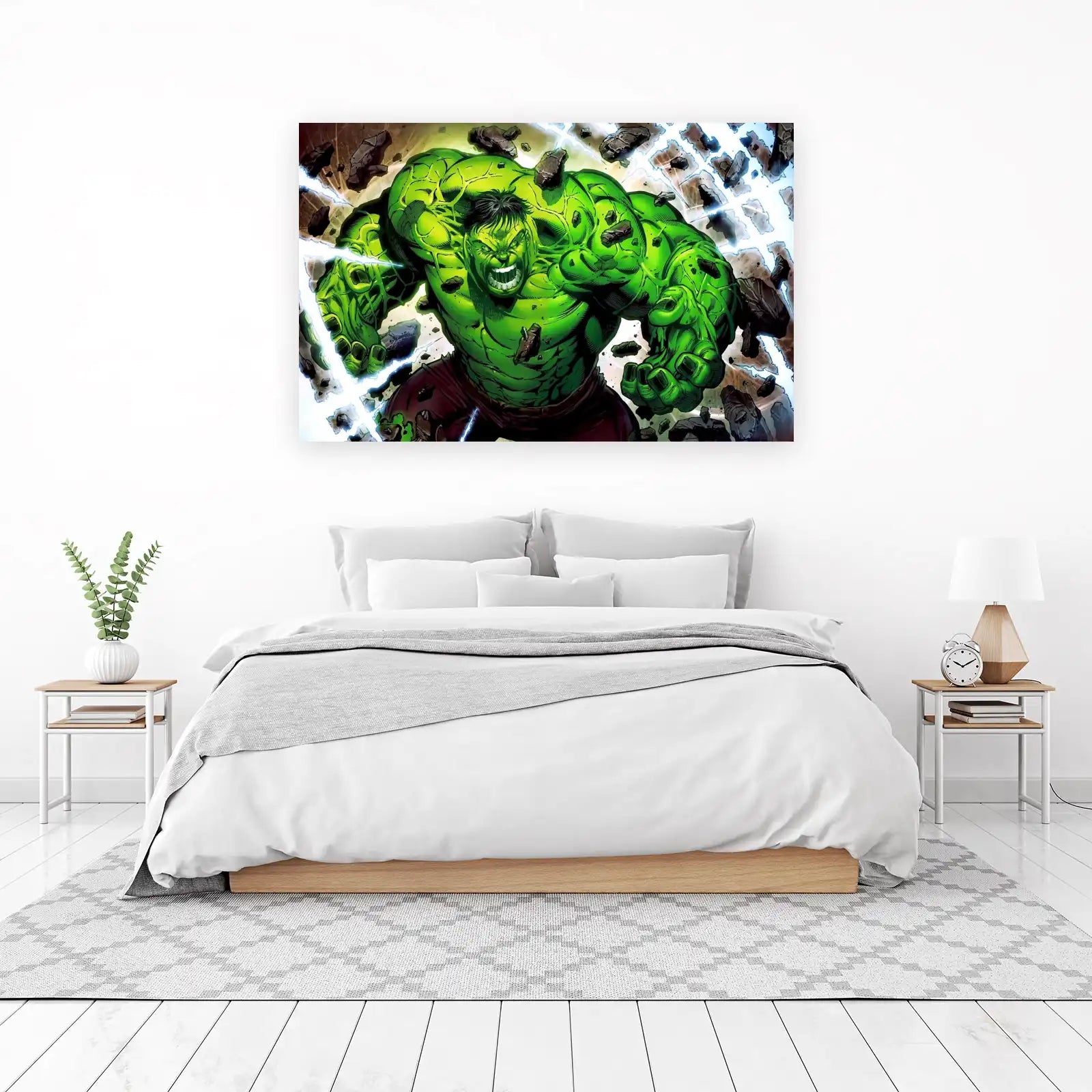Hulk Smash Power Green Hulk Wall Art