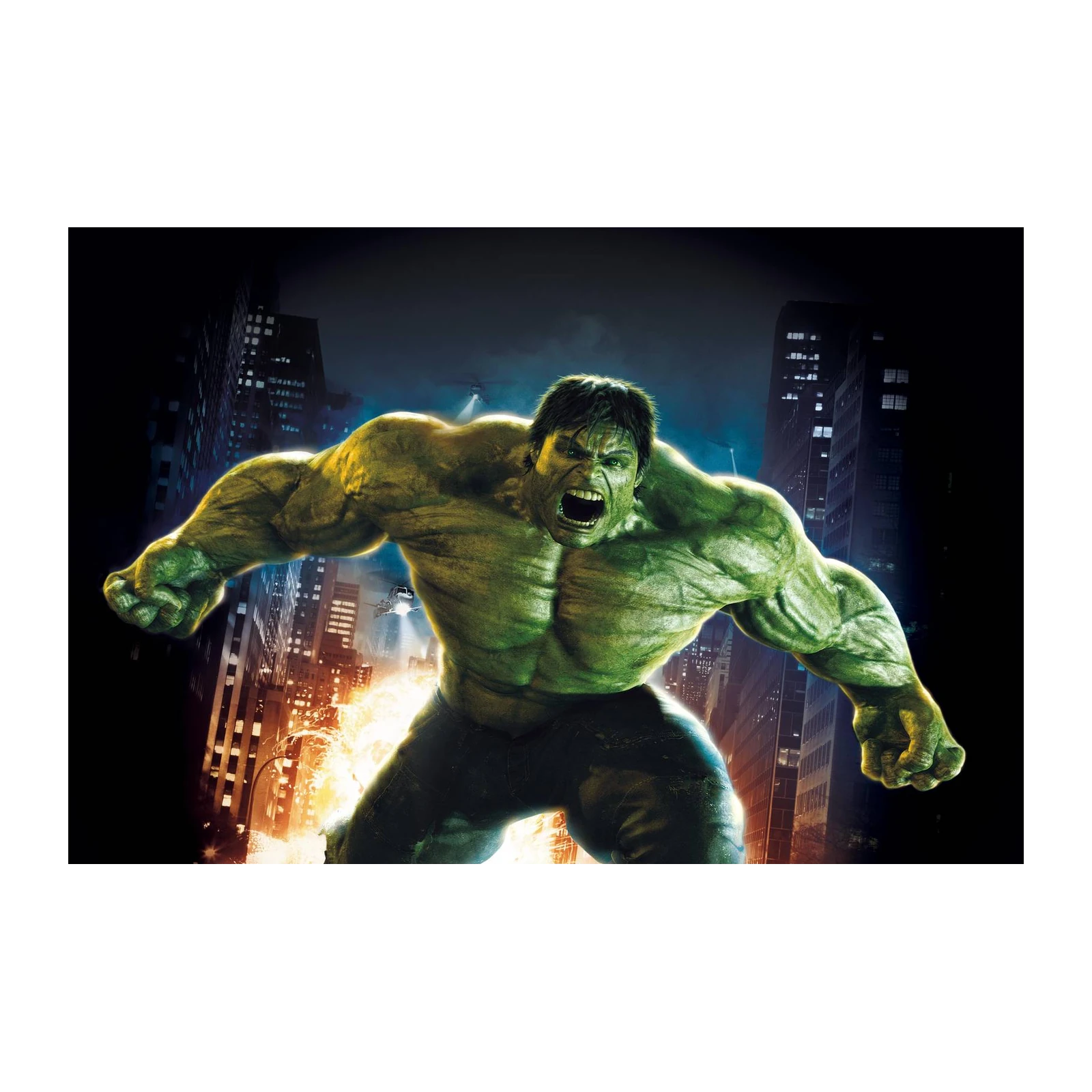 Hulk City Smash Wall Art