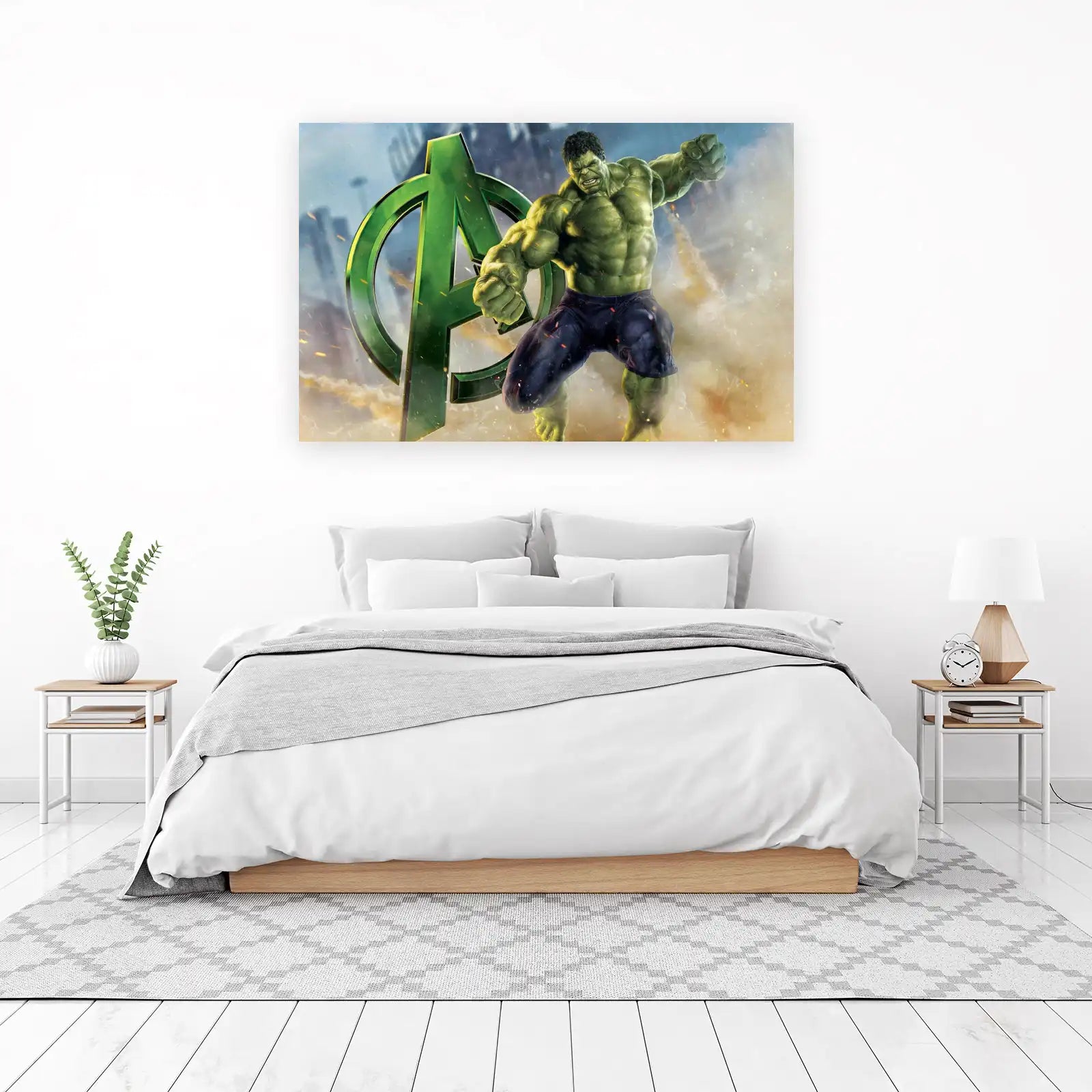Hulk Avengers Logo Wall Art Wall Art