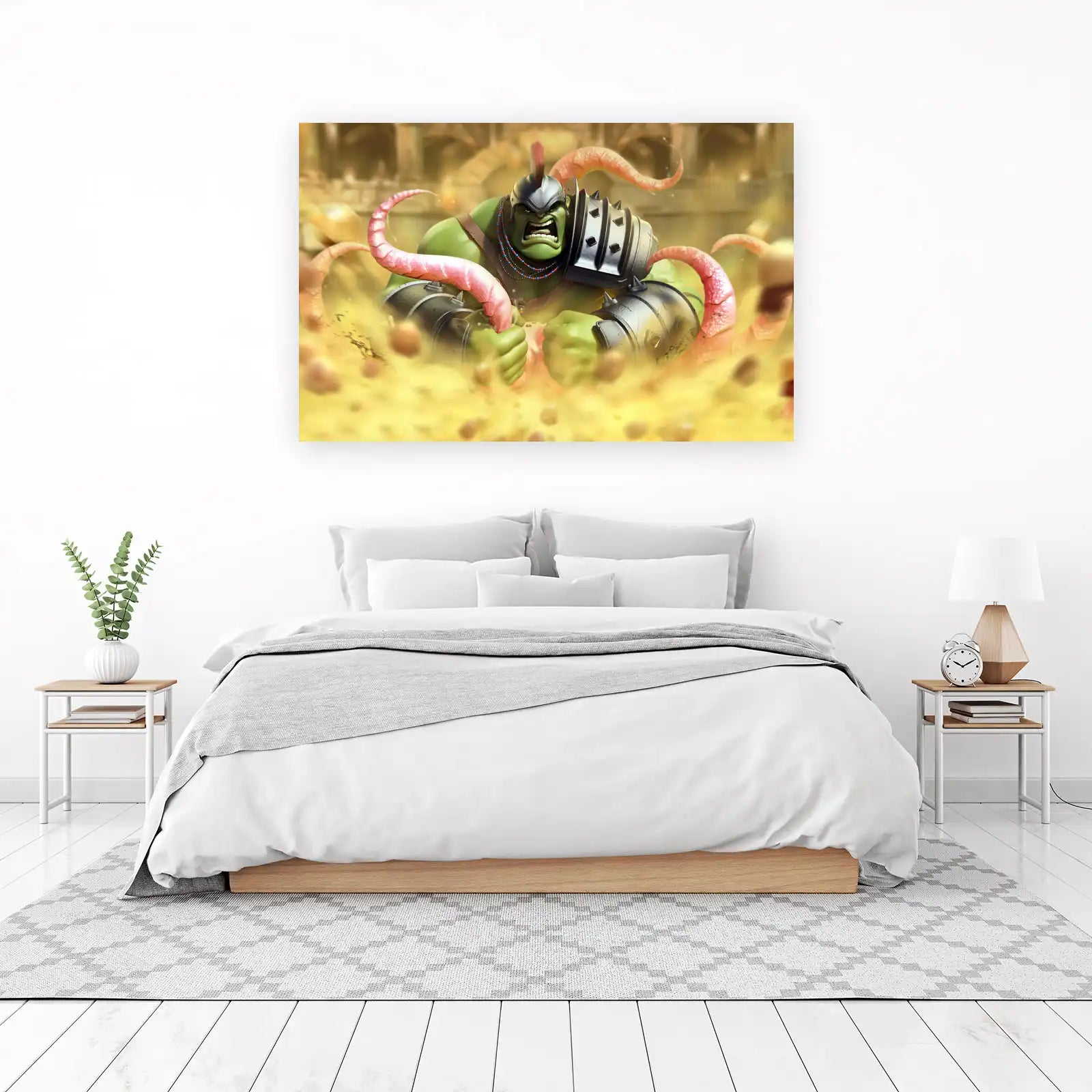 Raging Hulk Gladiator Wall Art