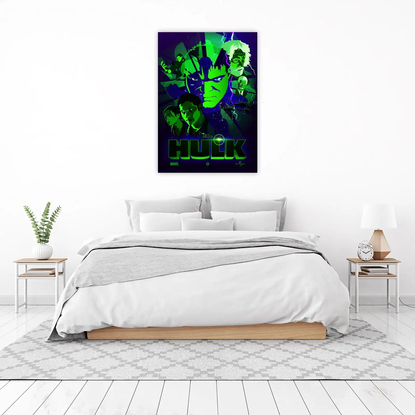 Dynamic Hulk Movie Poster Wall Art