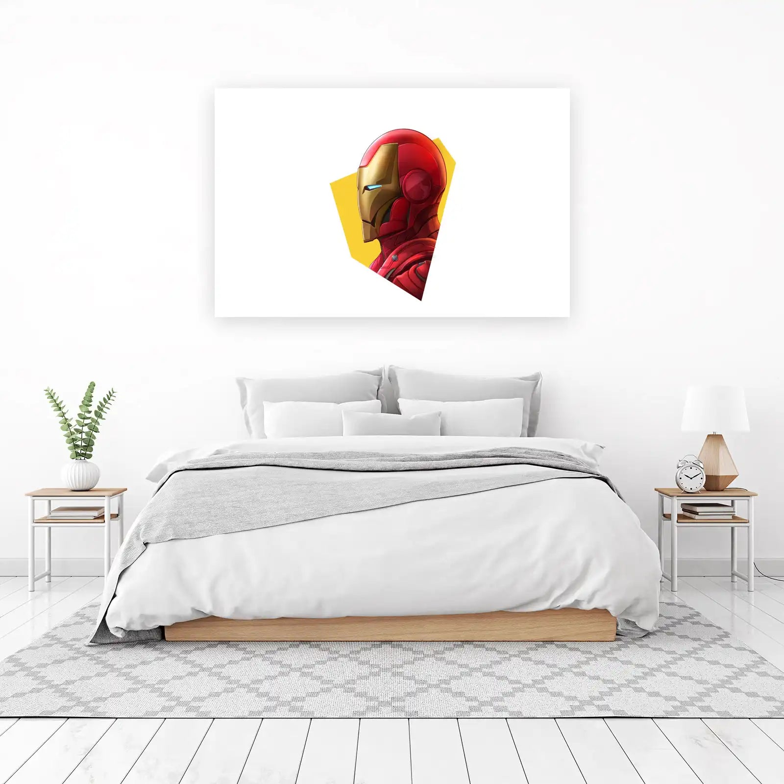 Iconic Iron Man Head Wall Art