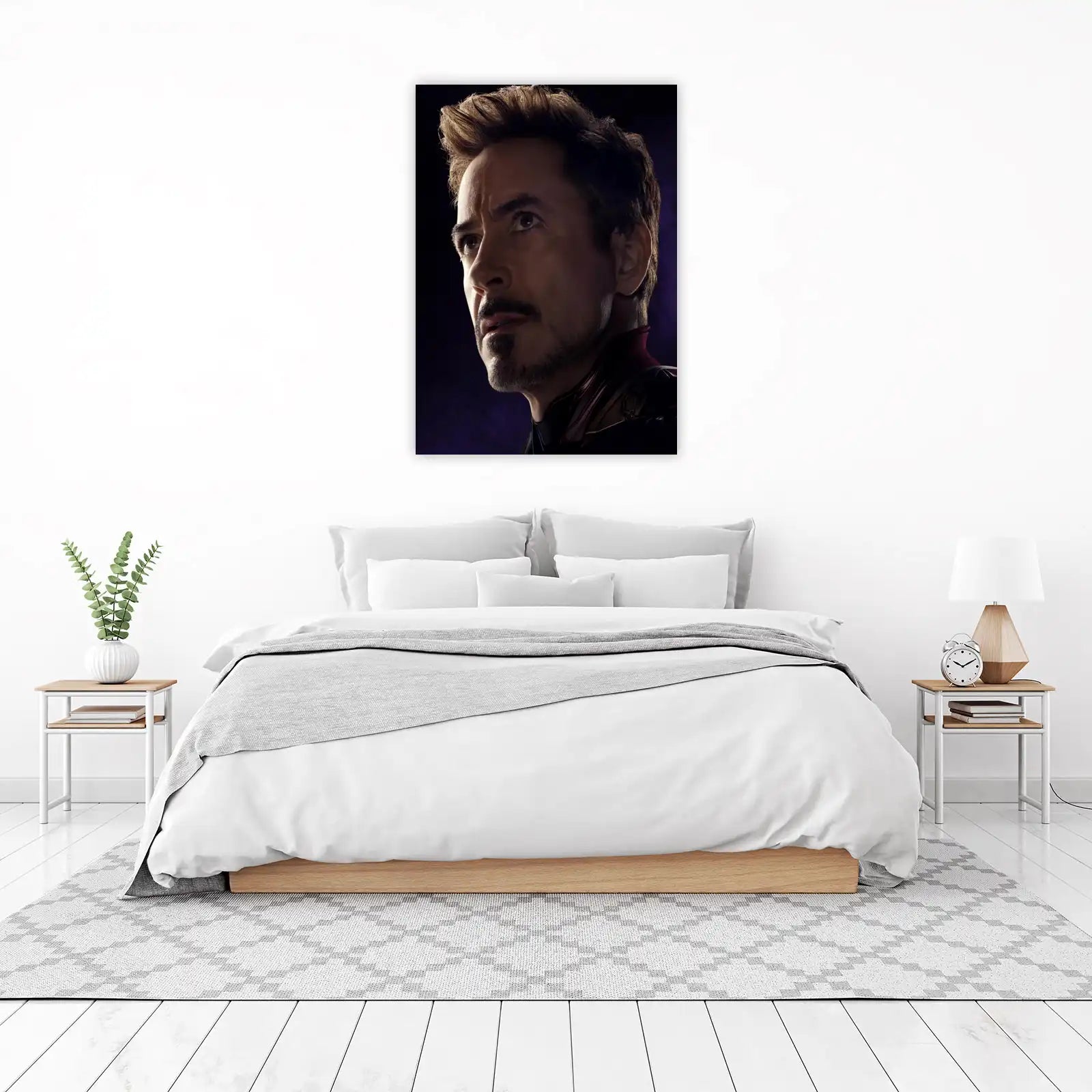 Tony Stark Portrait Wall Art - Marvel Superhero Wall Art