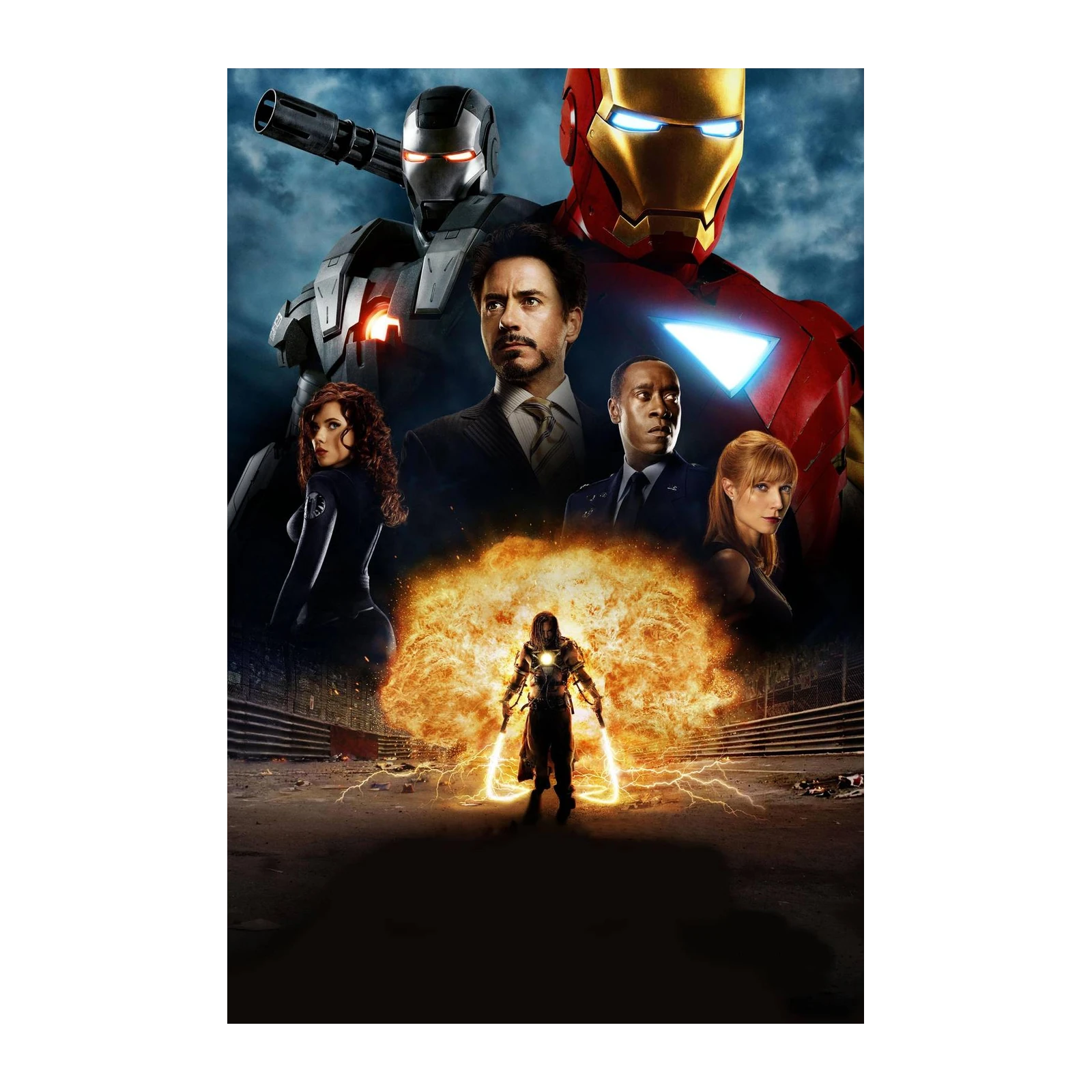Iron Man 2 Action Heroes Wall Art