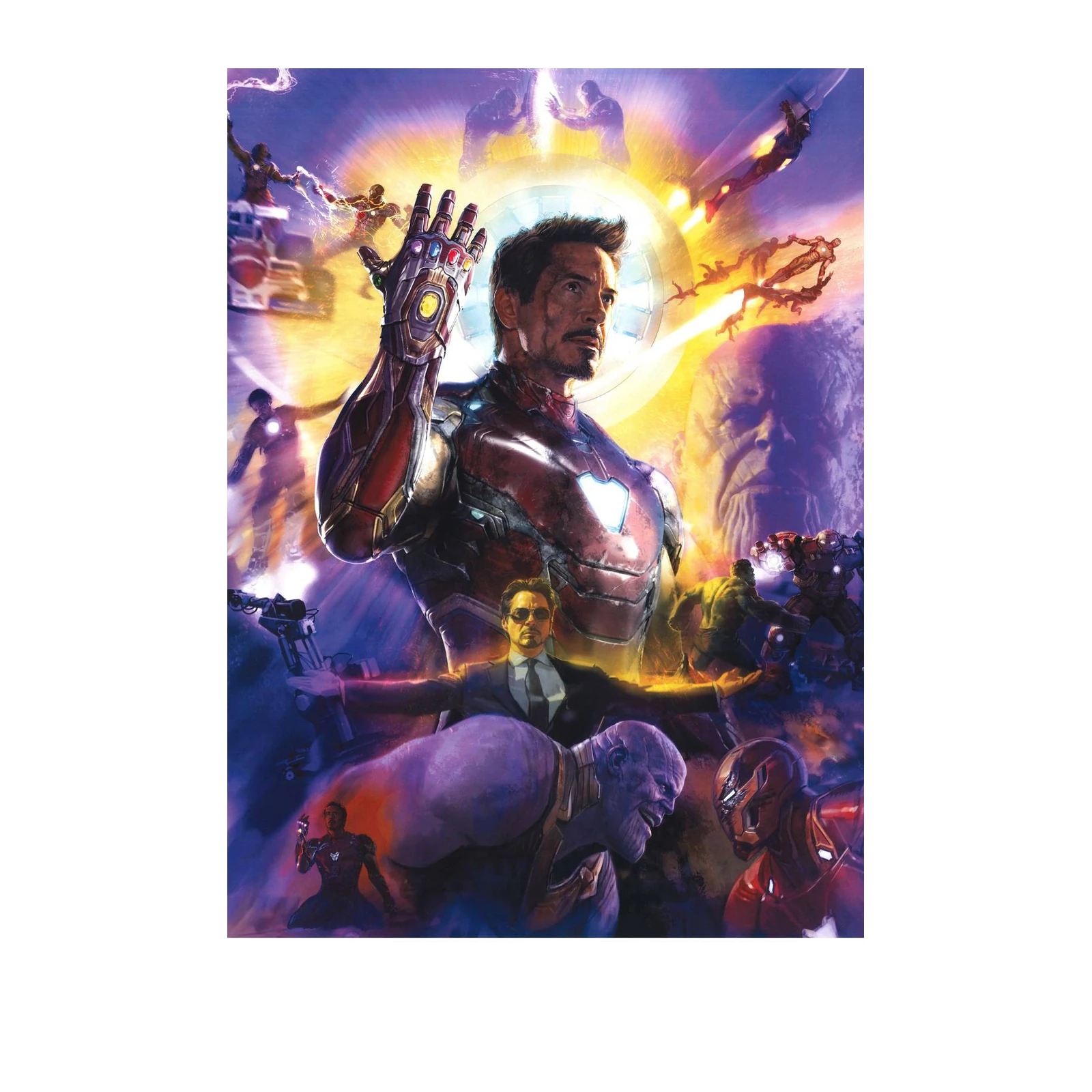 Avengers Endgame Epic Showdown Wall Art