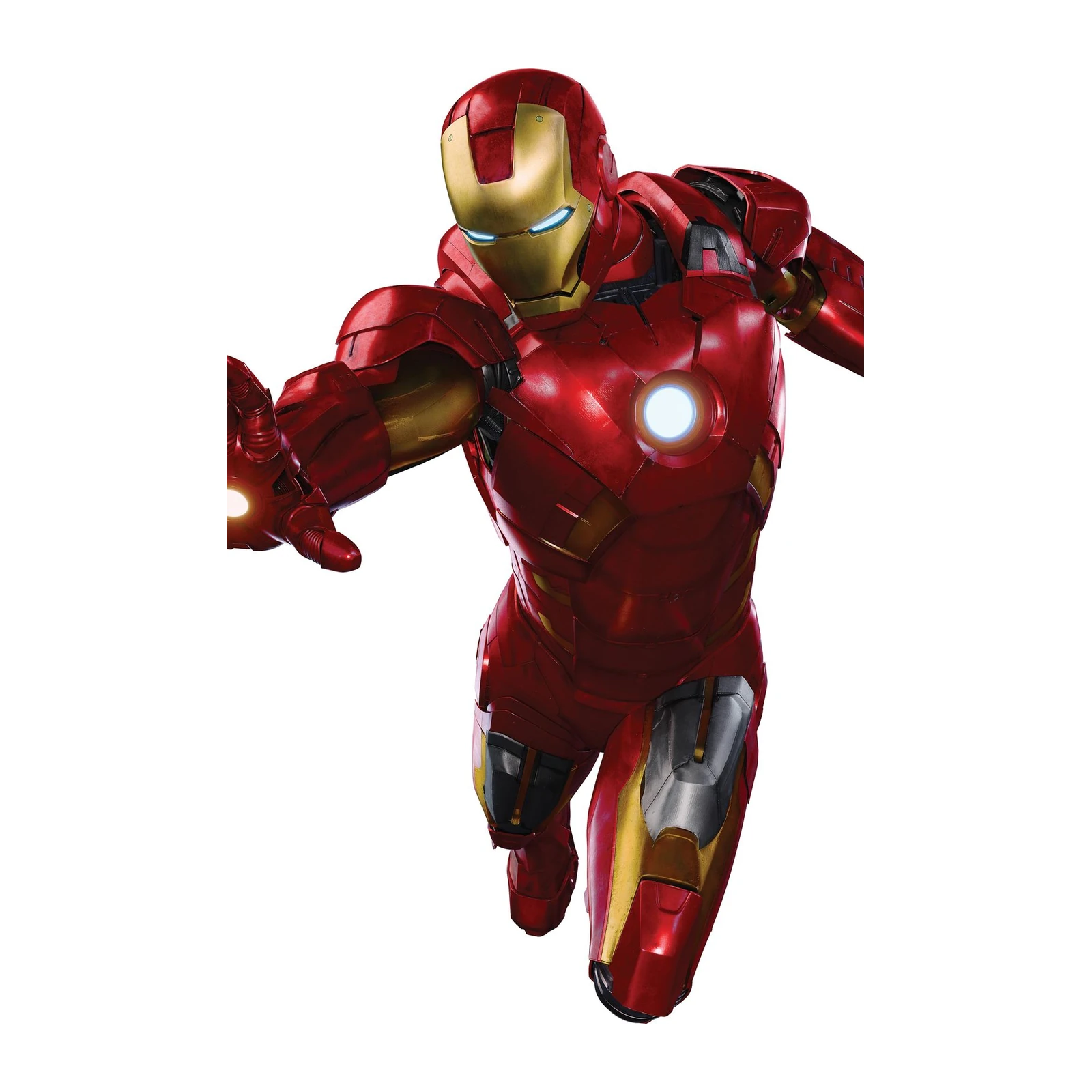 Dynamic Iron Man Action Pose Wall Art