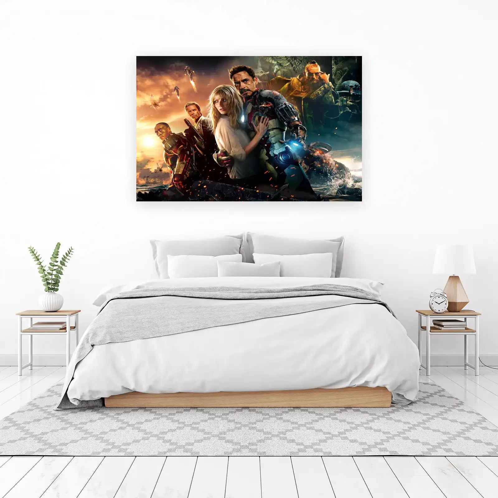 Epic Iron Man Action Movie Poster Wall Art