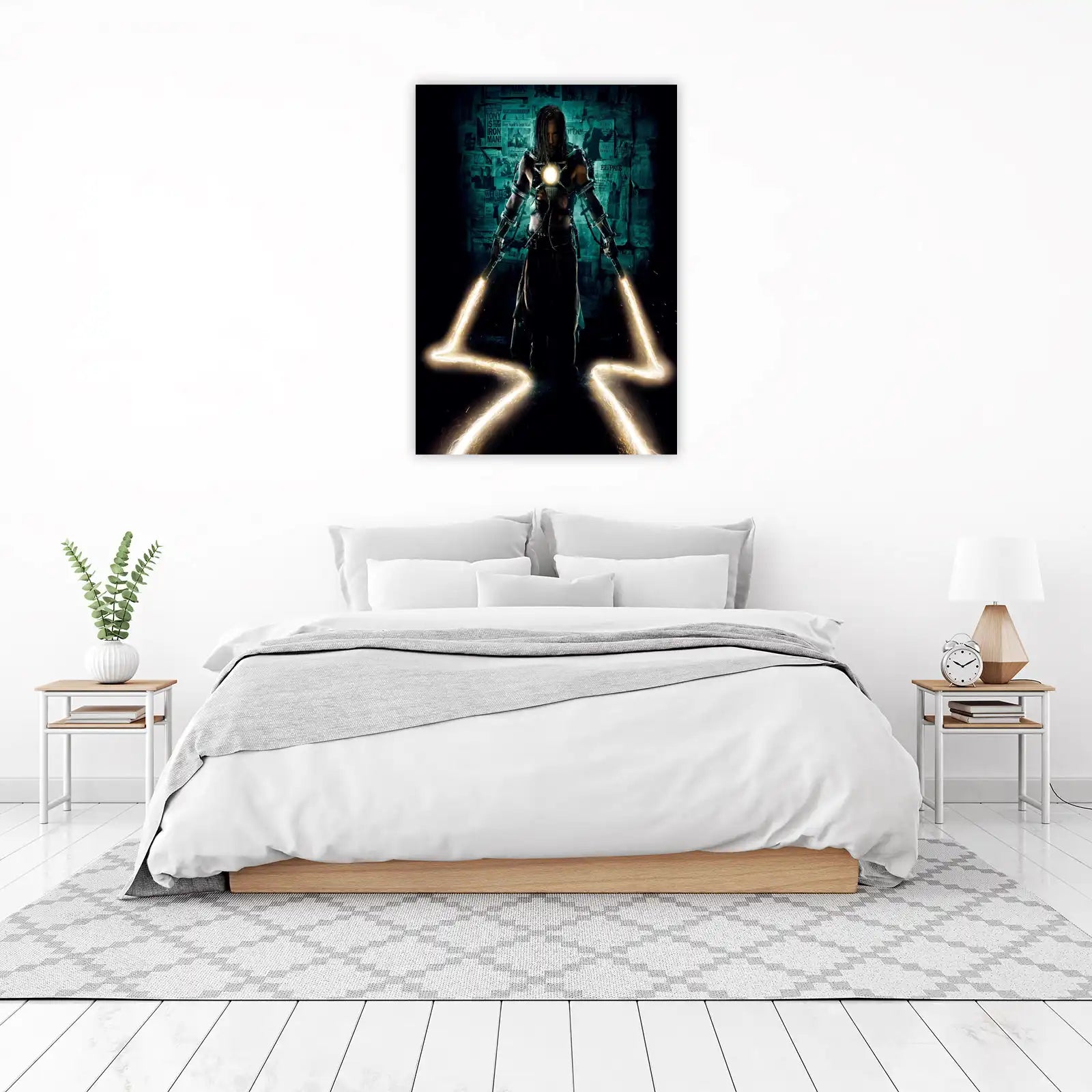 Whiplash Fiery Whip Action Wall Art