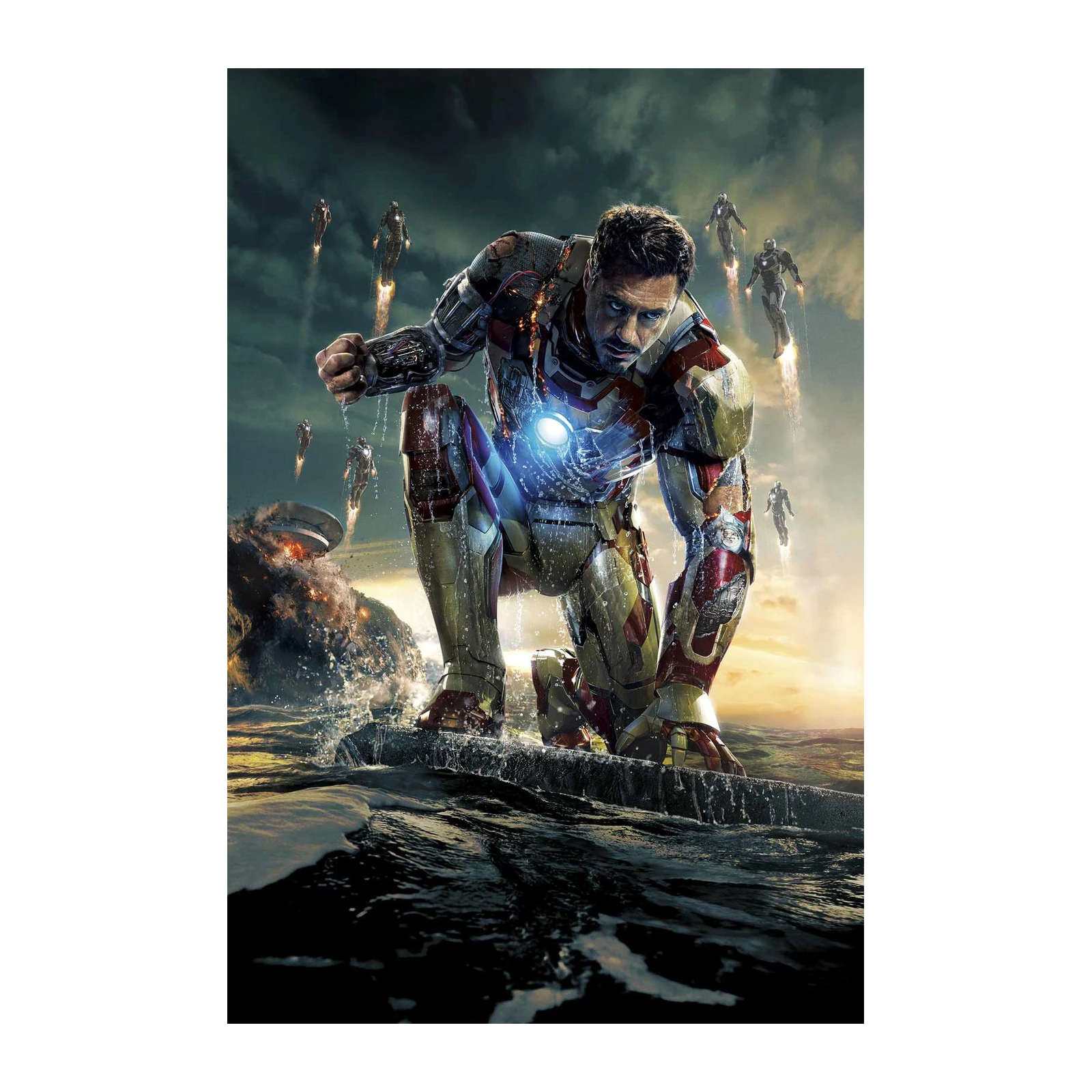 Iron Man Battle Ready Wall Art