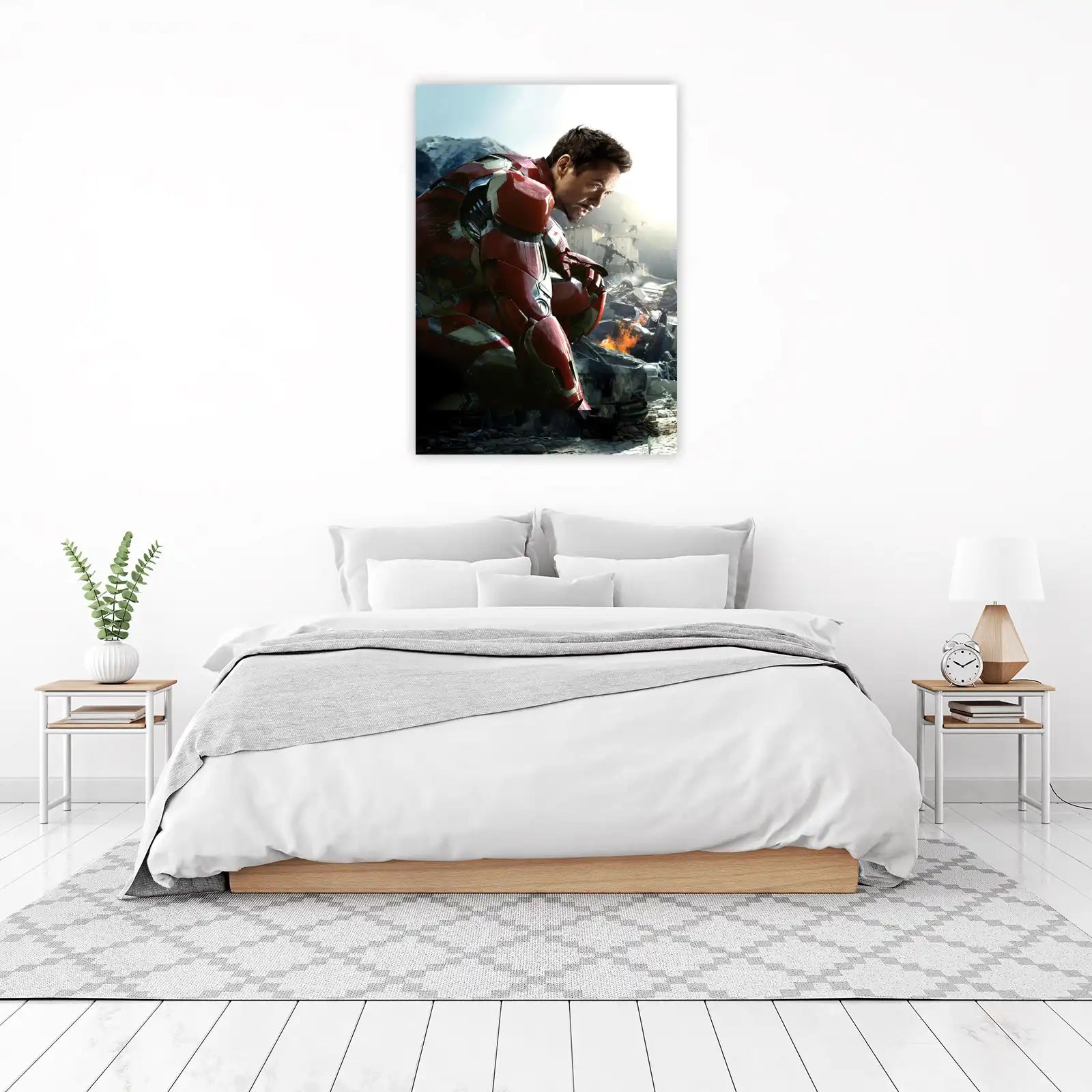 Iron Man Action Pose Wall Art