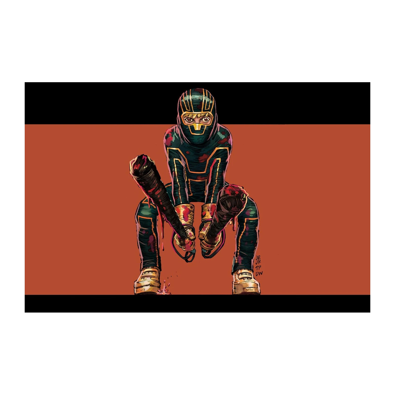 KICK-ASS Action Hero Comic Art Wall Art