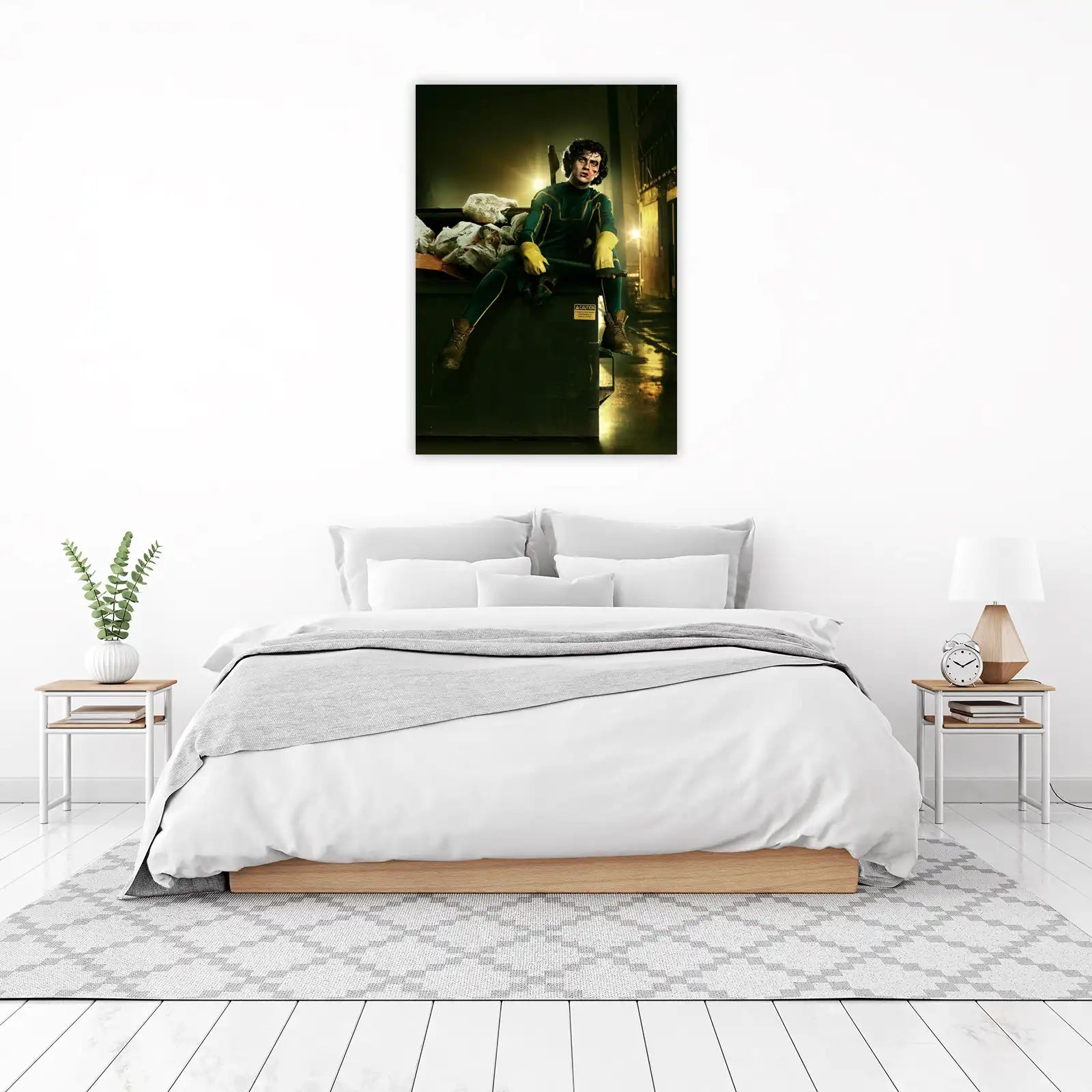 Urban Heroic Pose Kick-Ass Wall Art