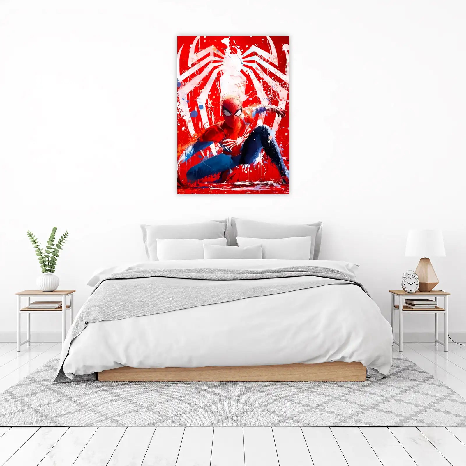 Dynamic Spiderman Action Wall Art