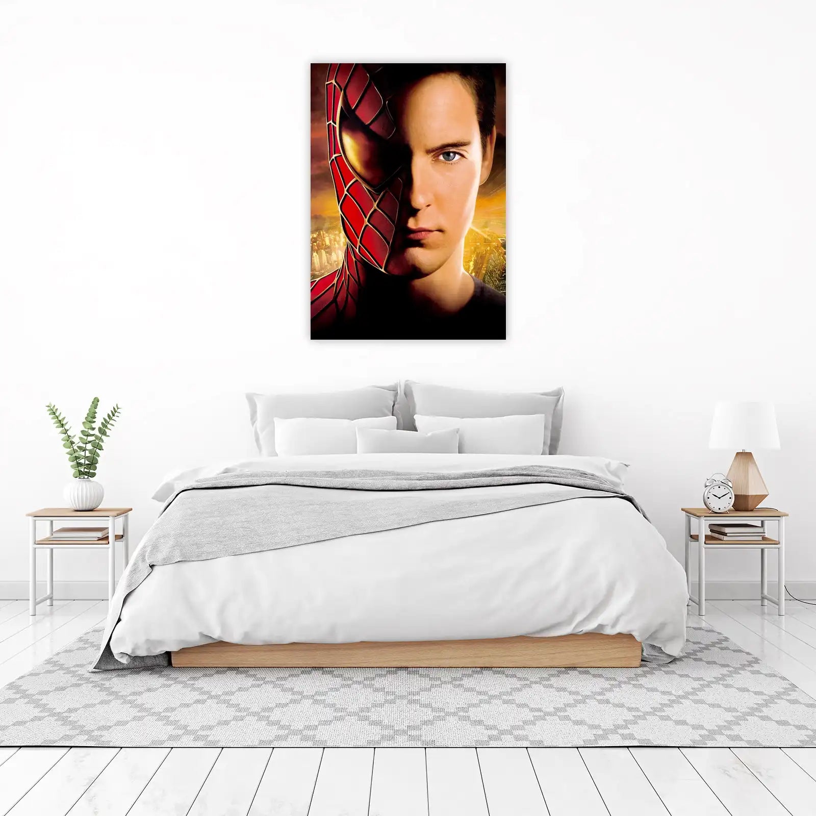 Iconic Spiderman Double Identity Wall Art
