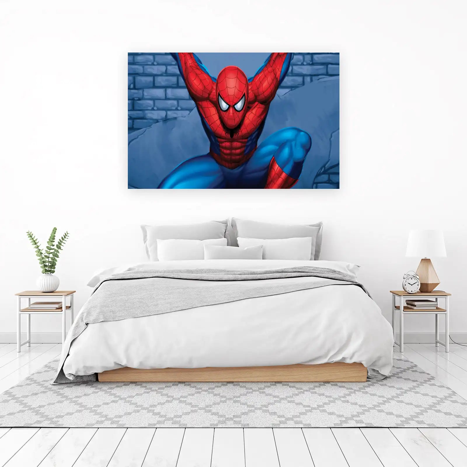 Dynamic Spider-Man Action Pose Wall Art