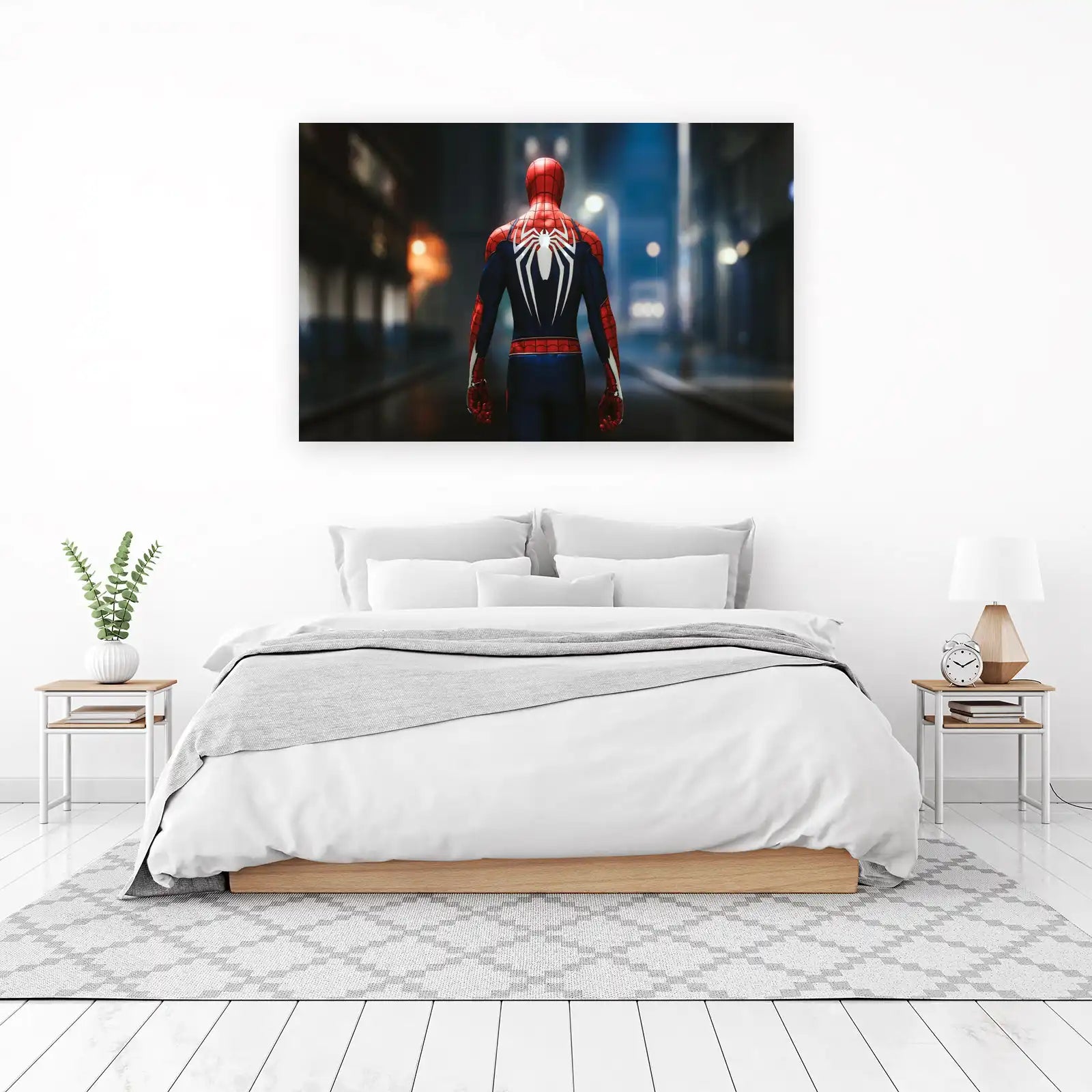 Spider-Man Night City Wall Art