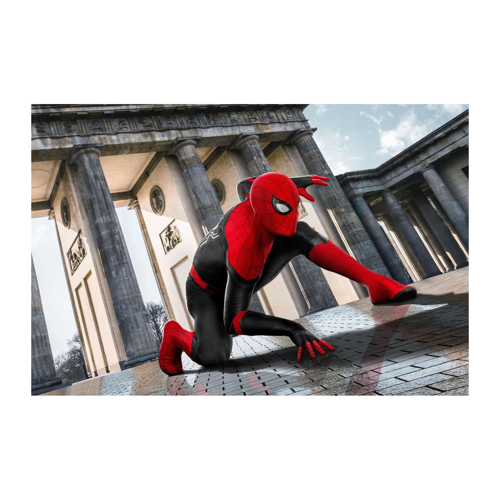 Epic Spider-Man Action Scene Wall Art