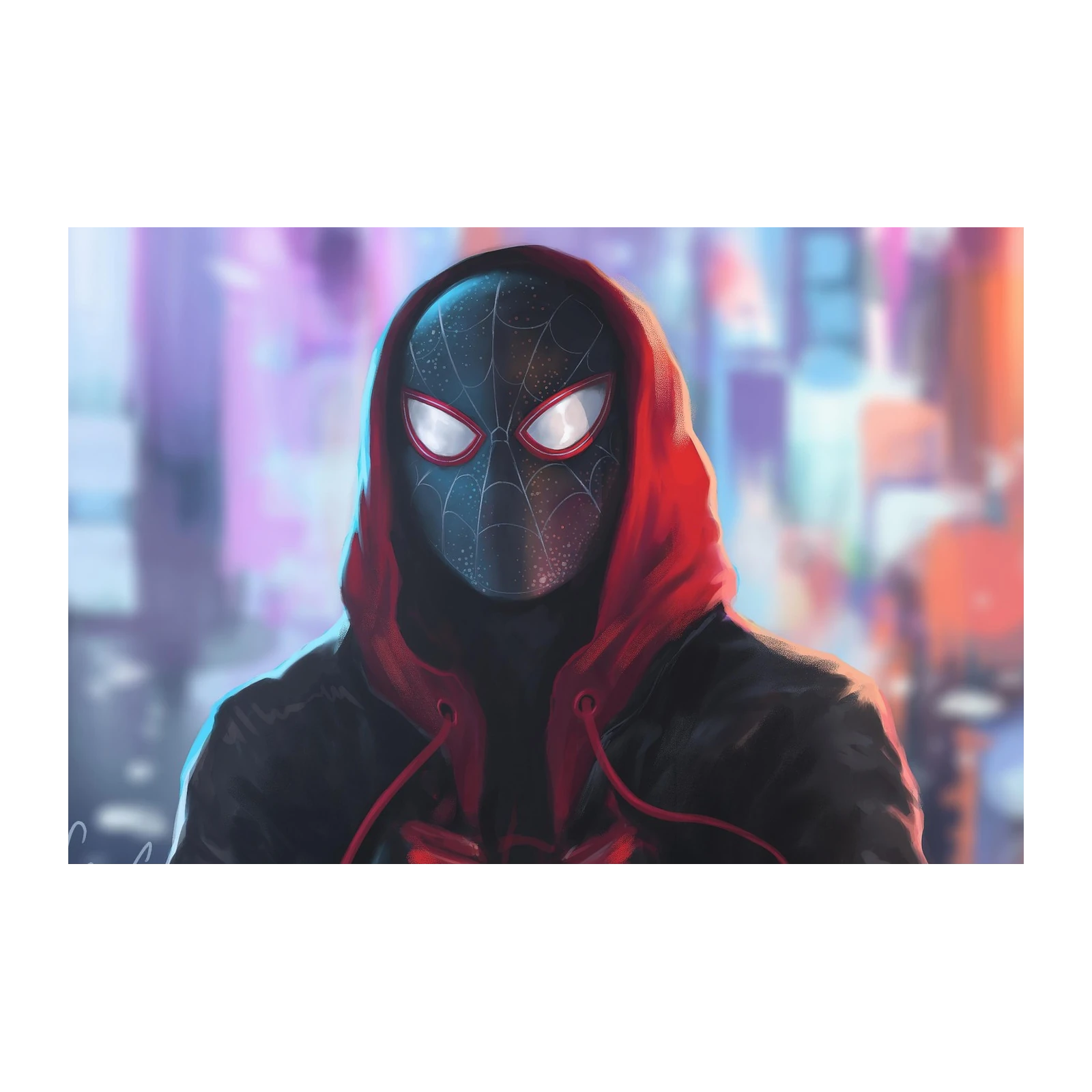 Miles Morales Hoodie Wall Art