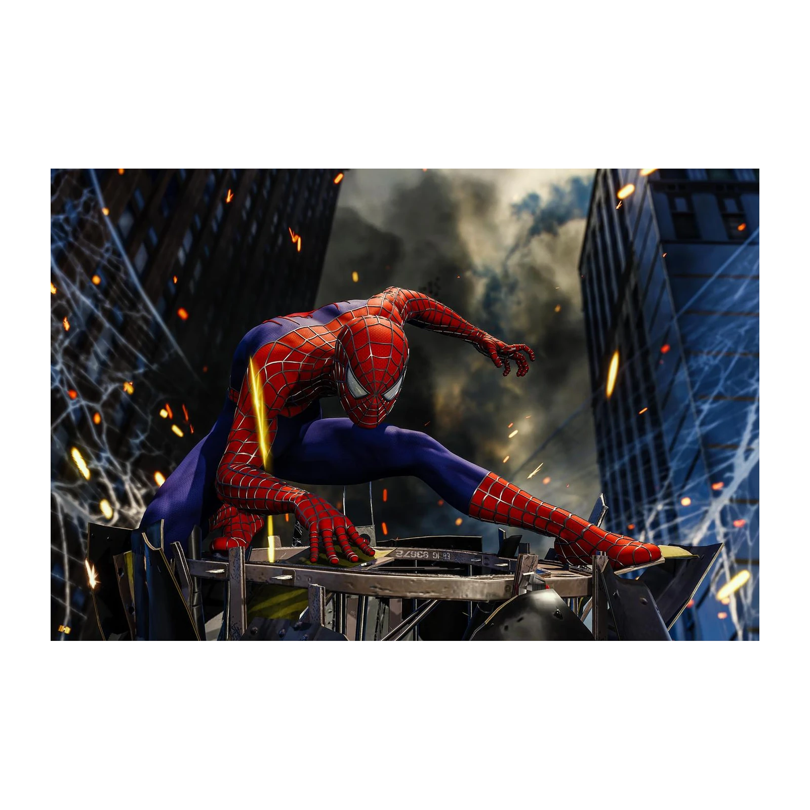 Dynamic Spider-Man Action Wall Art