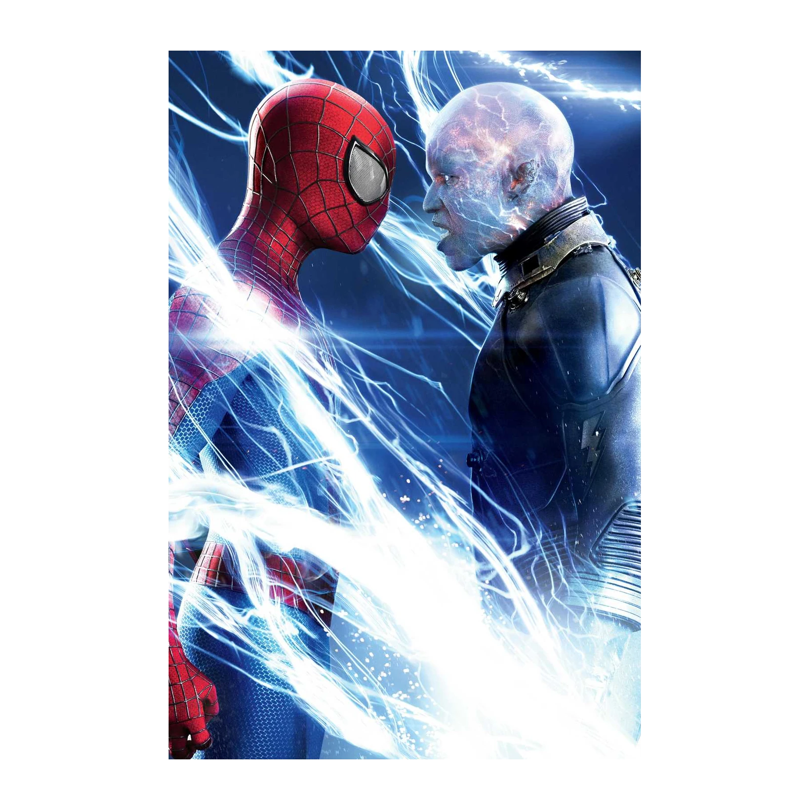 Spiderman vs Electro Epic Clash Wall Art