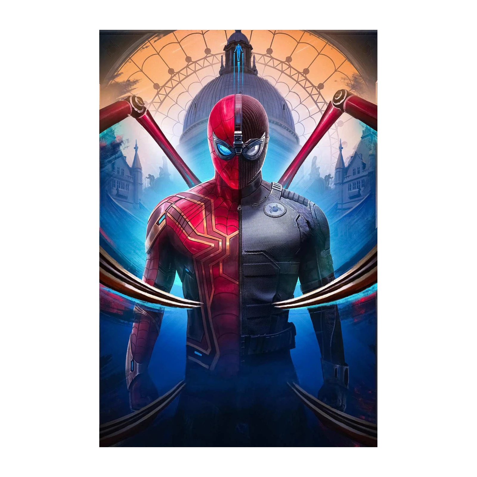 Dynamic Spiderman Dual Suit Wall Art