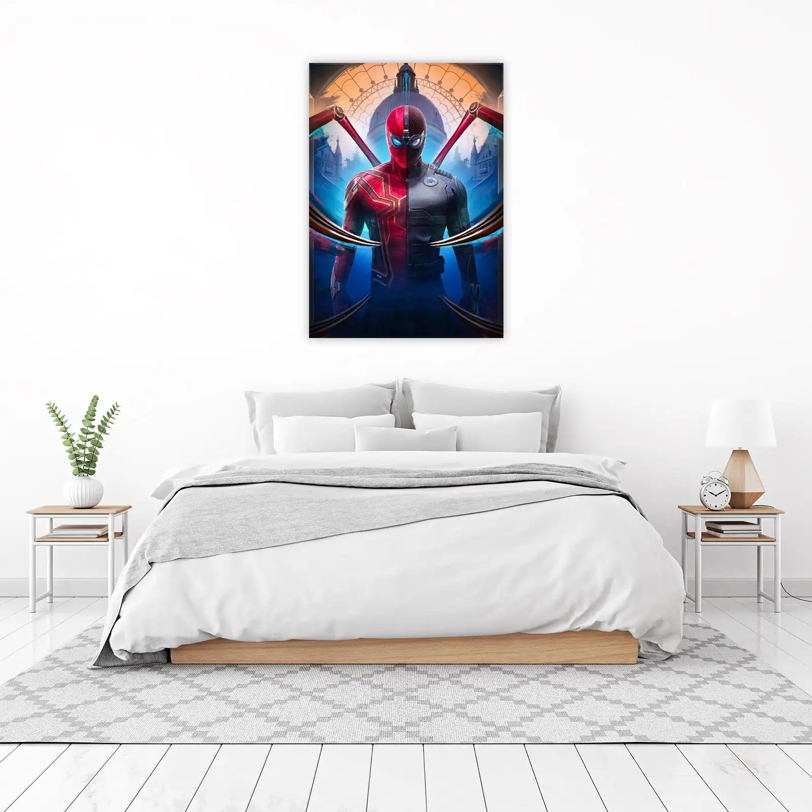 Dynamic Spiderman Dual Suit Wall Art