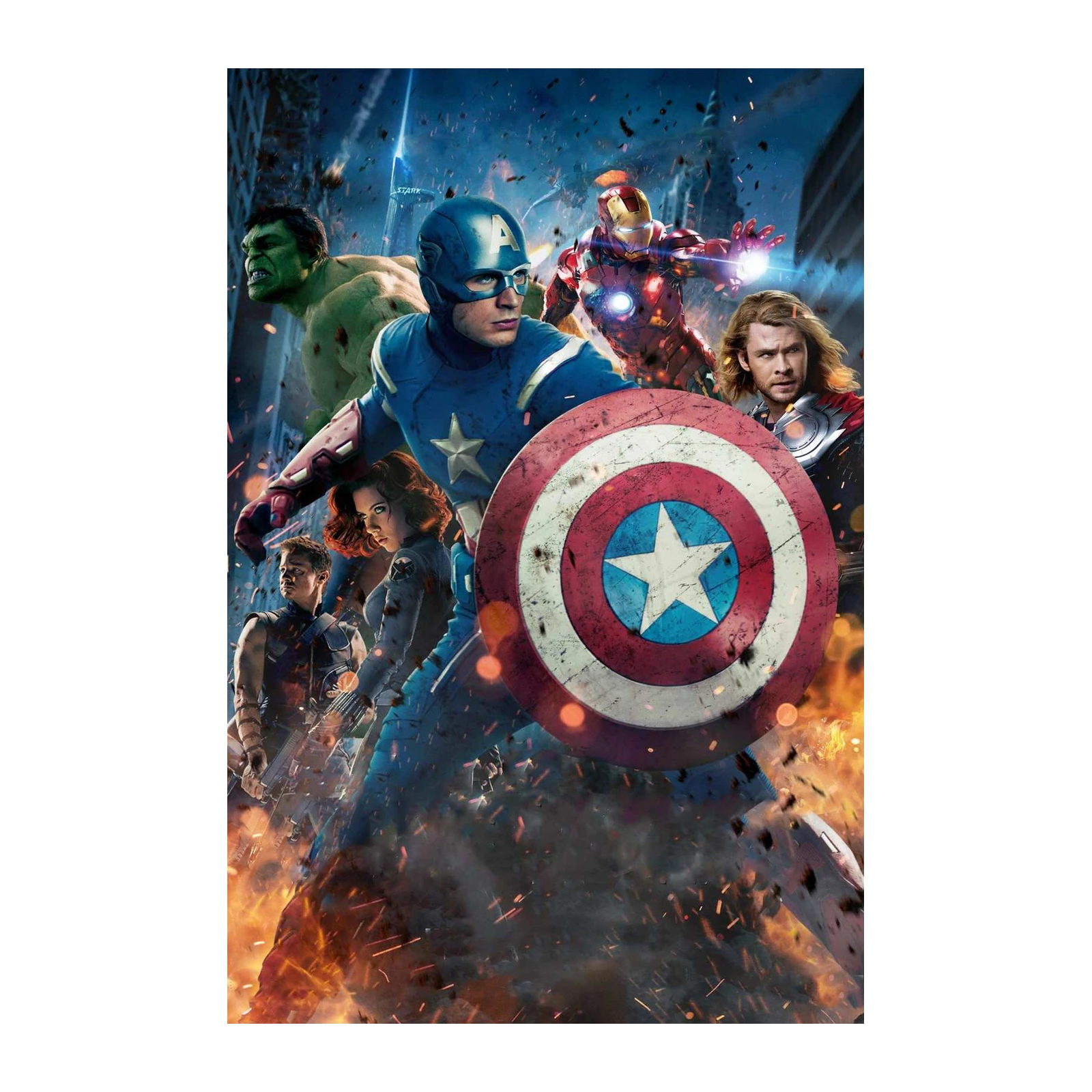 Avengers Assemble Epic Action Wall Art
