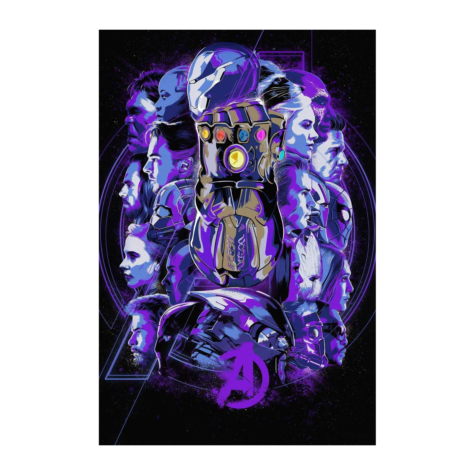 Epic Avengers Infinity Gauntlet Wall Art