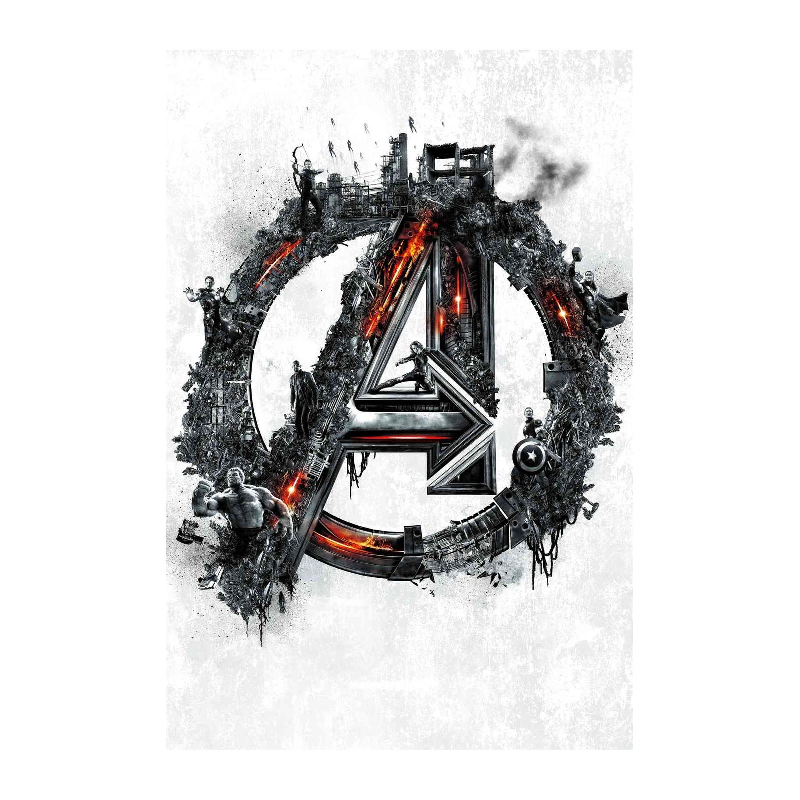 Avengers Assemble Epic Logo Wall Art