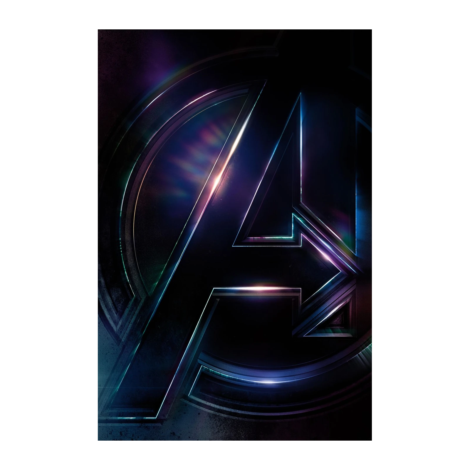 Epic Avengers Logo Metallic Aura Wall Art