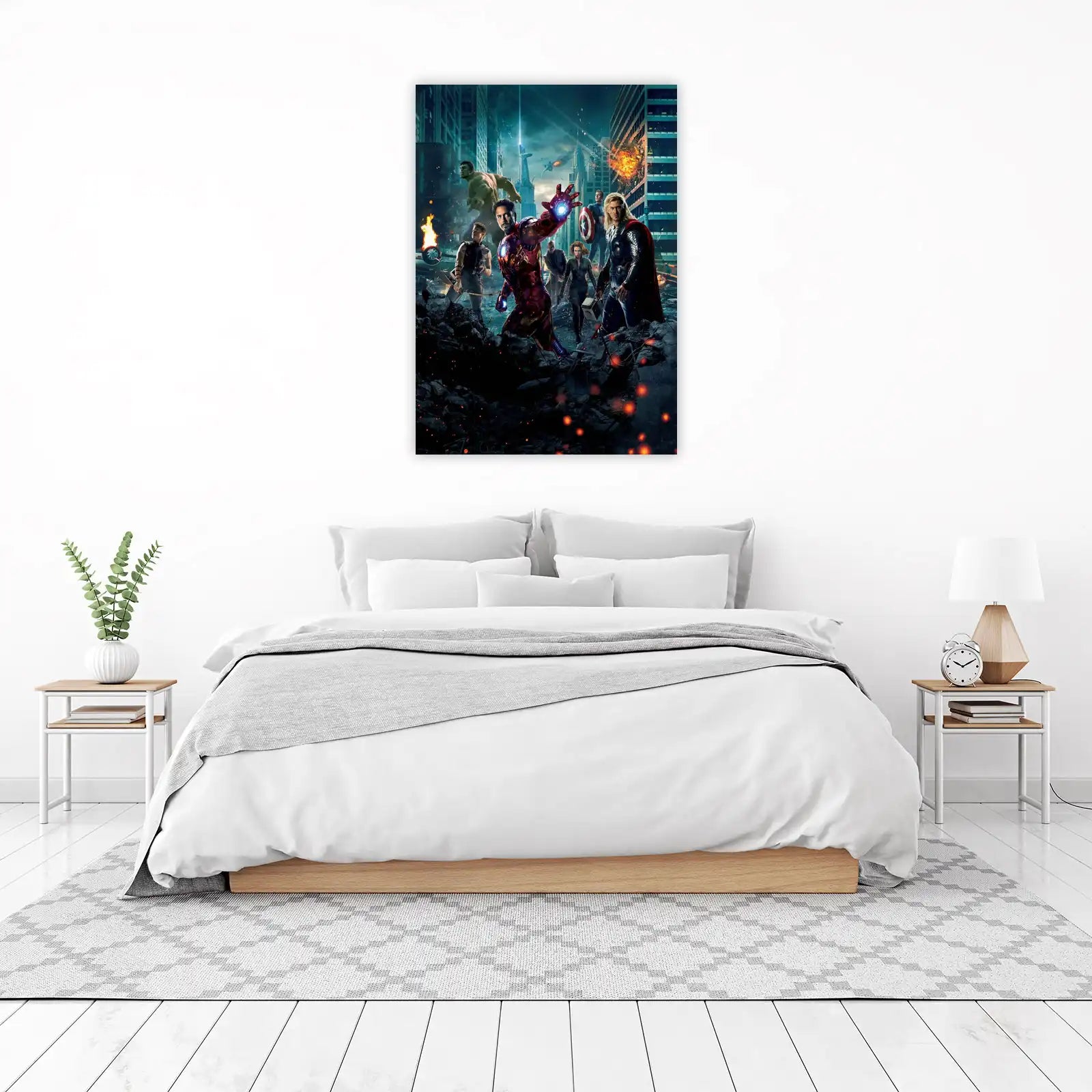 Avengers Assemble Epic Battle Wall Art