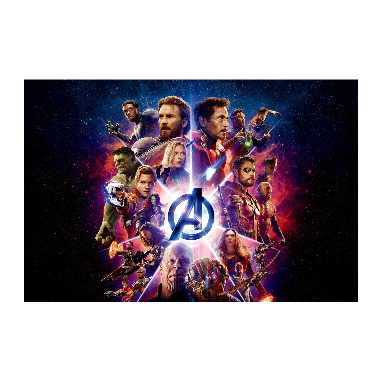 Epic Avengers Assemble Galaxy Wall Art