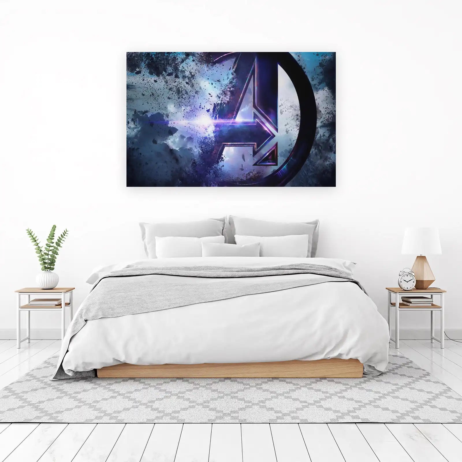 Epic Avengers Endgame Logo Wall Art