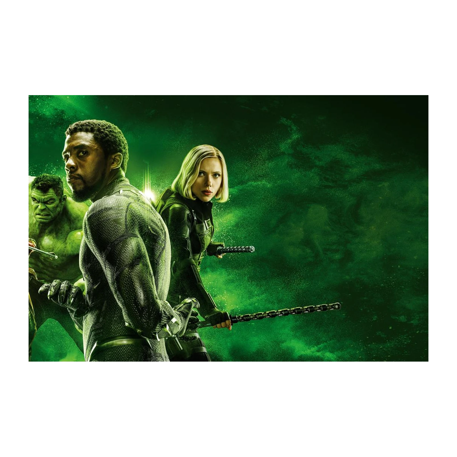 Avengers Assemble Green Power Wall Art