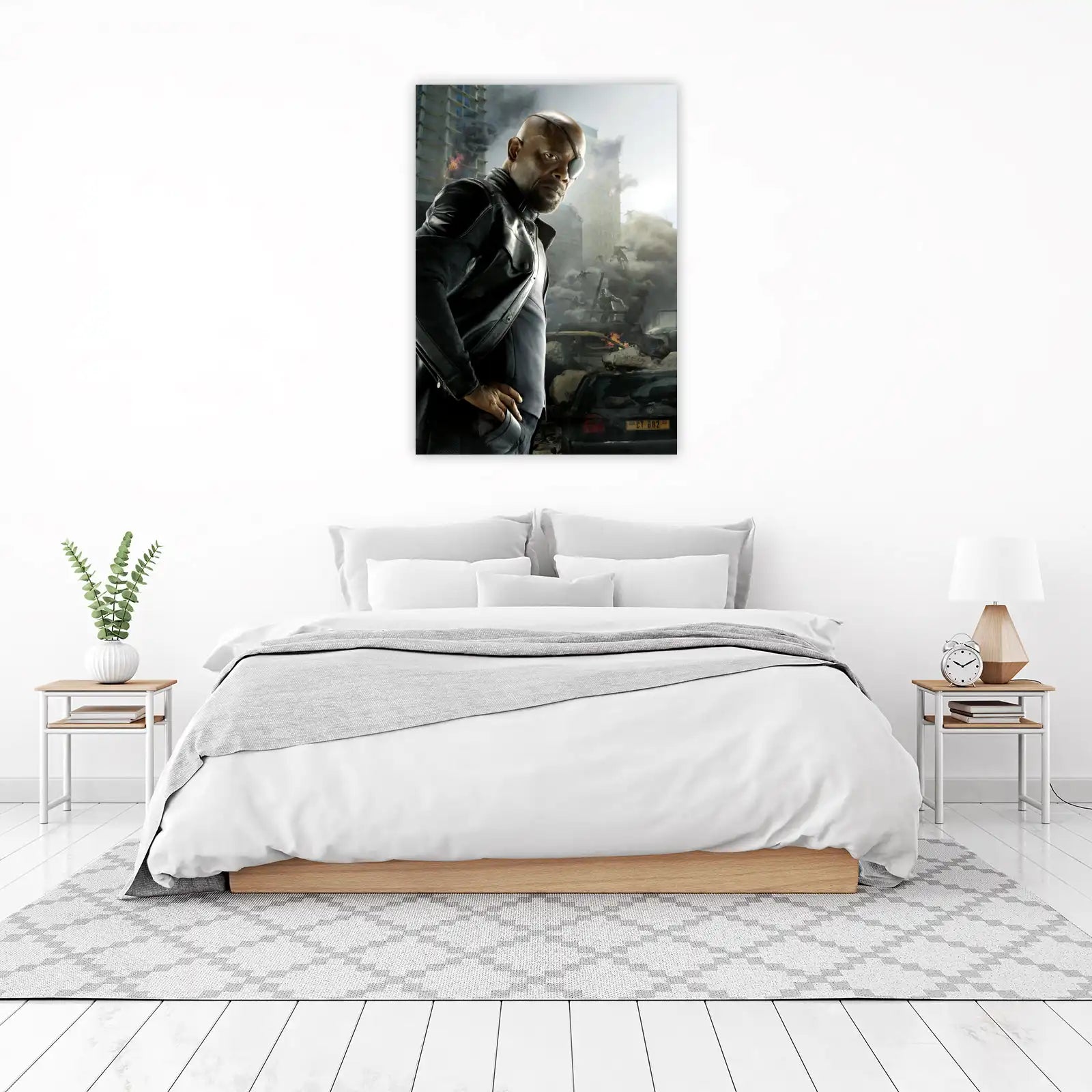 Nick Fury Action Scene Wall Art
