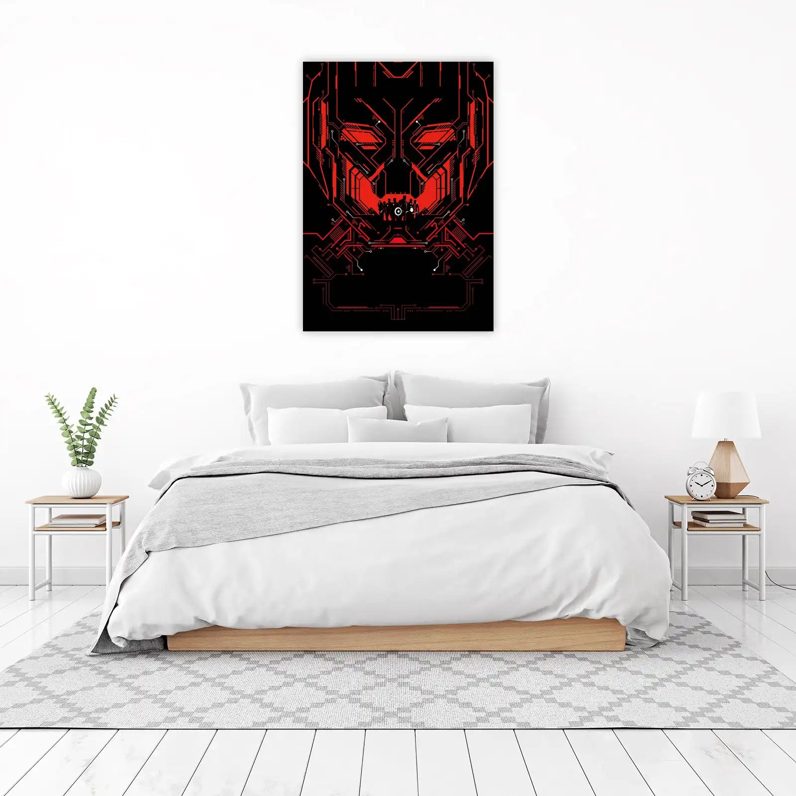 Avengers Cyberpunk Circuit Board Wall Art