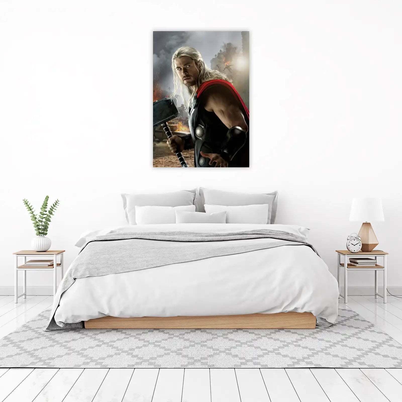 Thor Avenger Mighty Hammer Wall Art