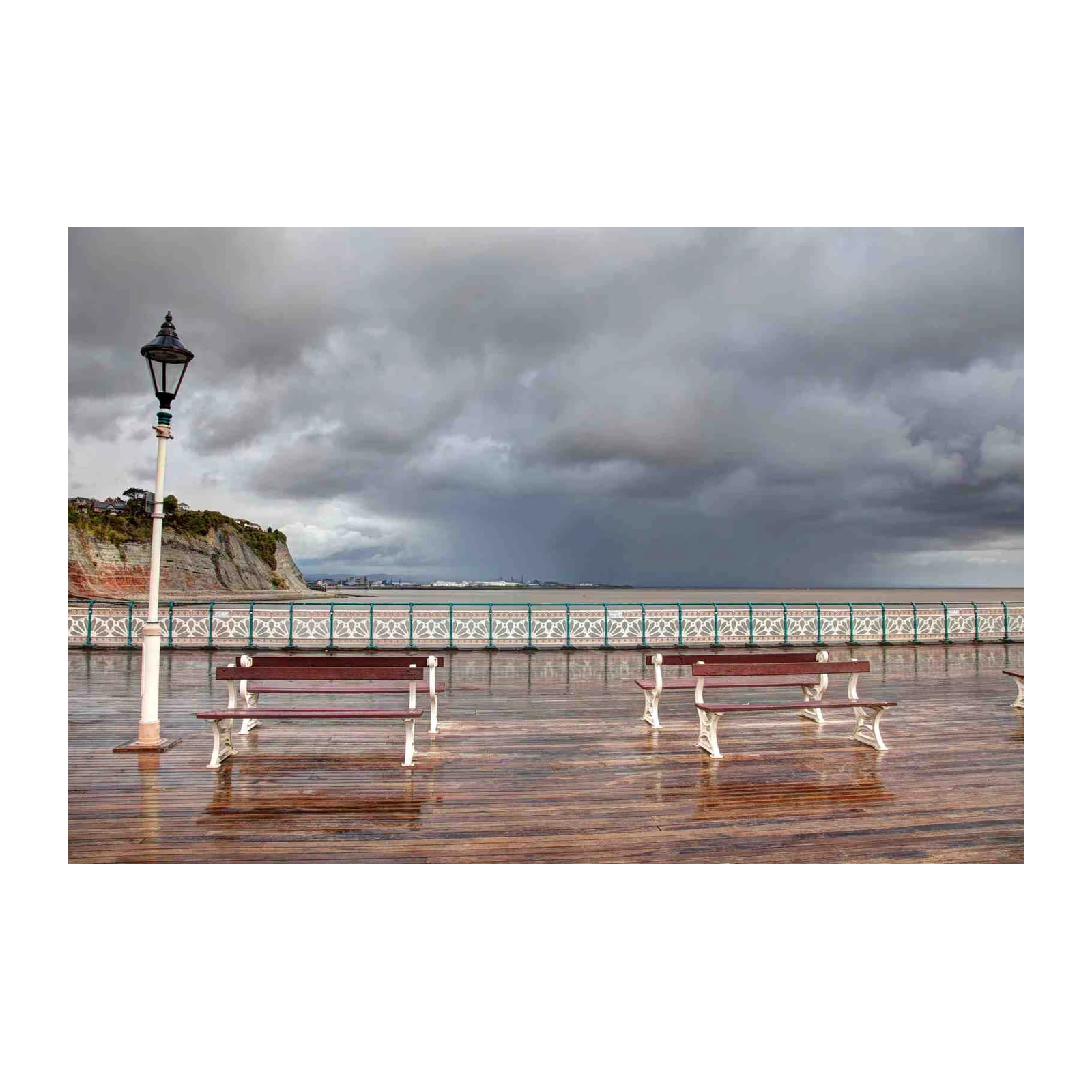 Stormy Pier Seascape Moods Wall Art