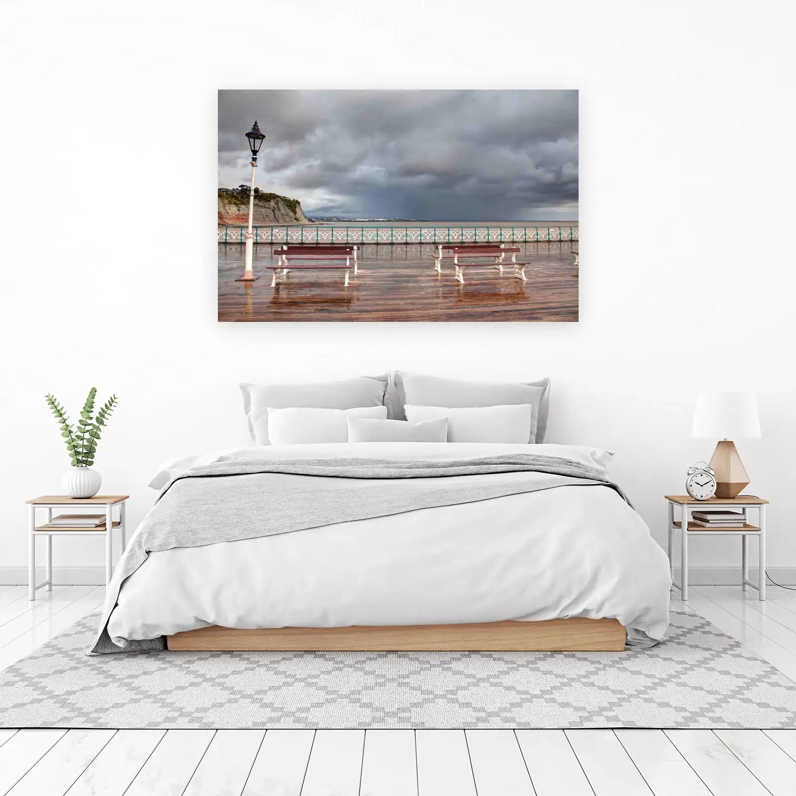 Stormy Pier Seascape Moods Wall Art